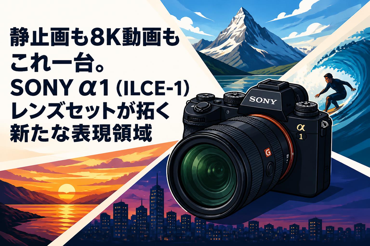 静止画も8K動画もこれ一台。SONY α1（ILCE-1）レンズセットが拓く新たな表現領域