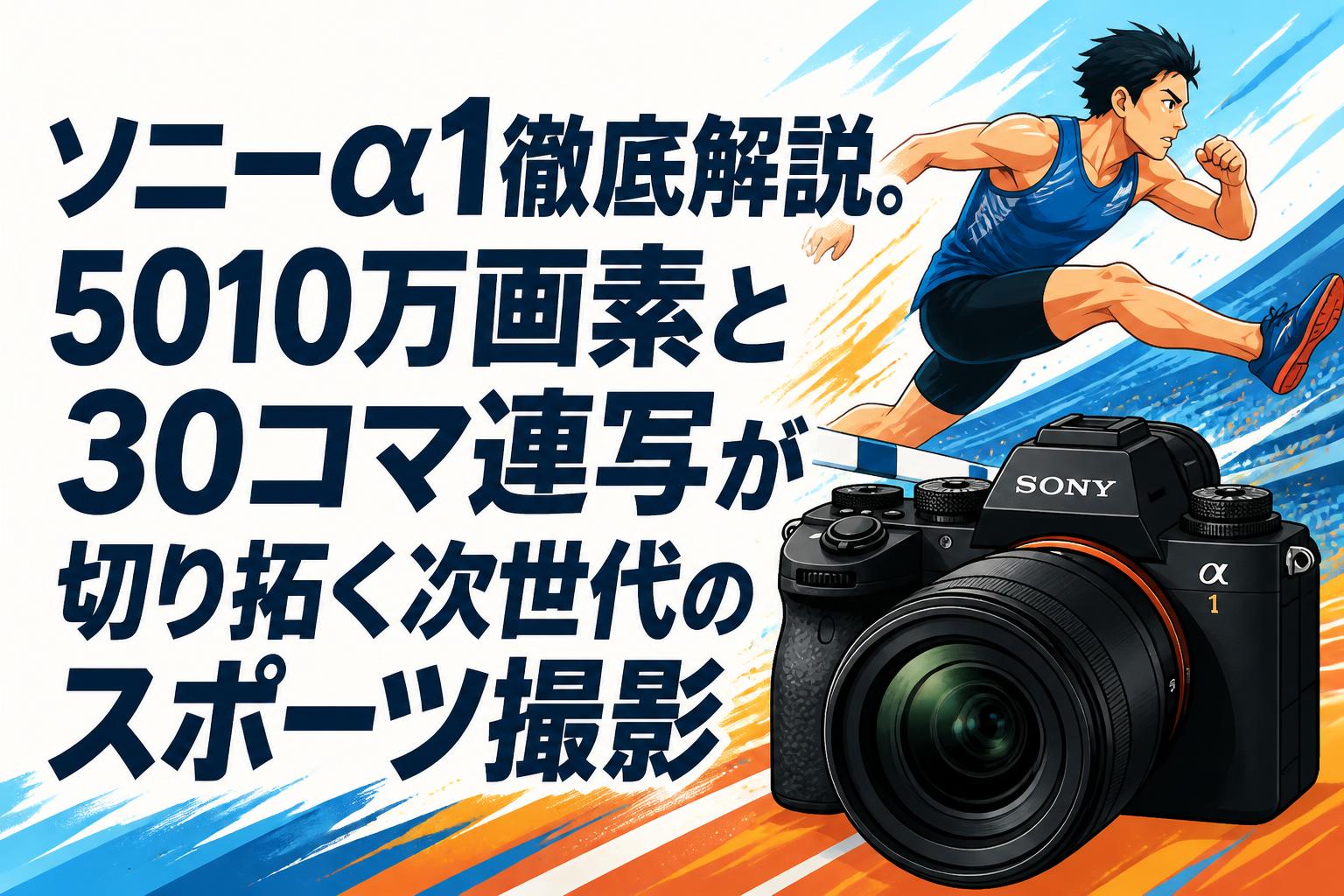 ソニーα1徹底解説。5010万画素と30コマ連写が切り拓く次世代のスポーツ撮影