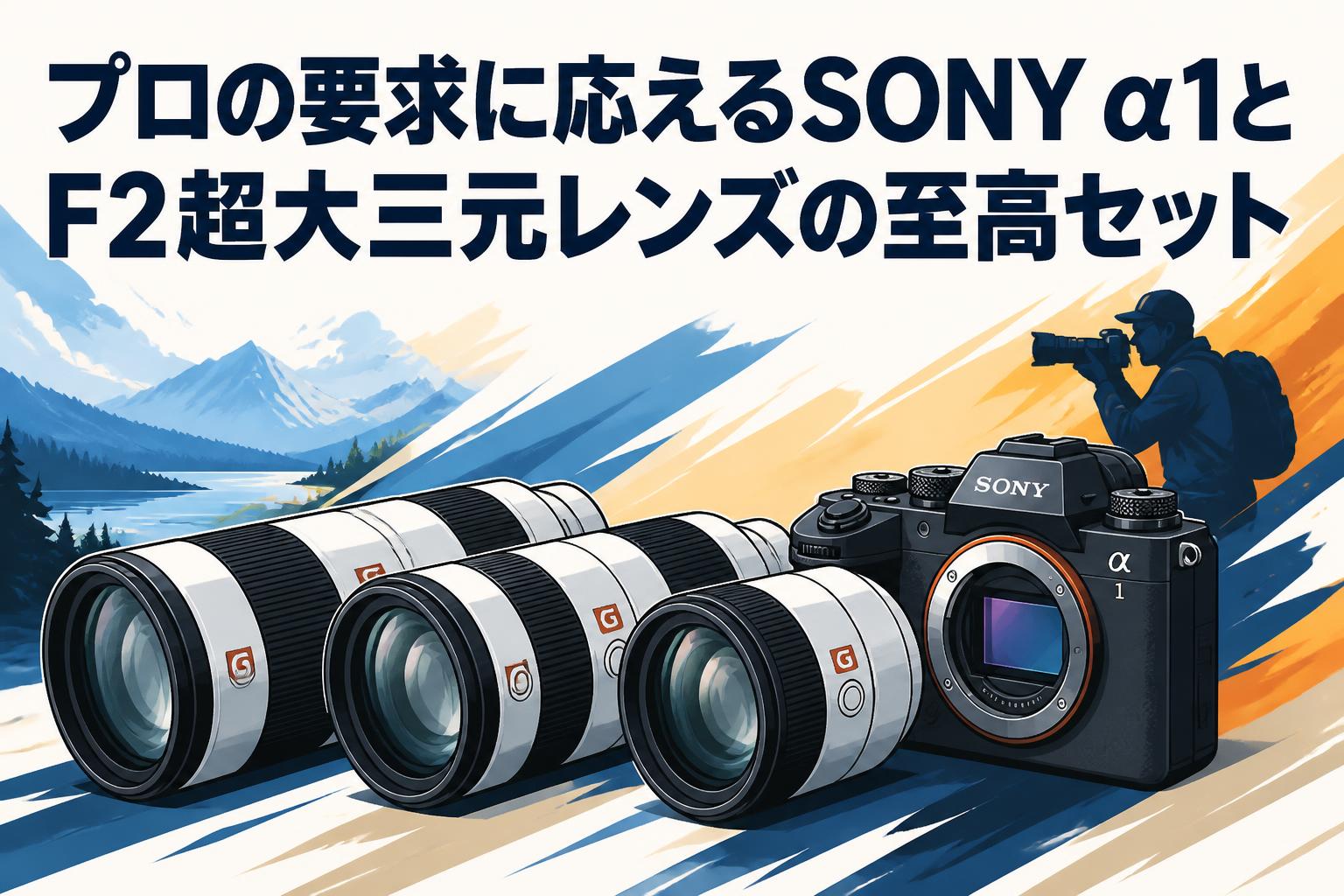 プロの要求に応えるSONY α1とF2超大三元レンズの至高セット