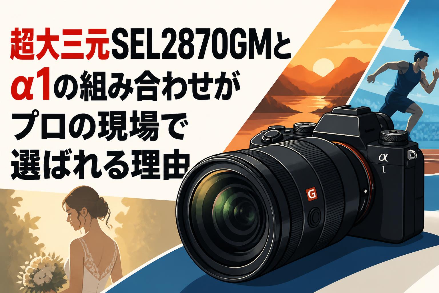 超大三元SEL2870GMとα1の組み合わせがプロの現場で選ばれる理由