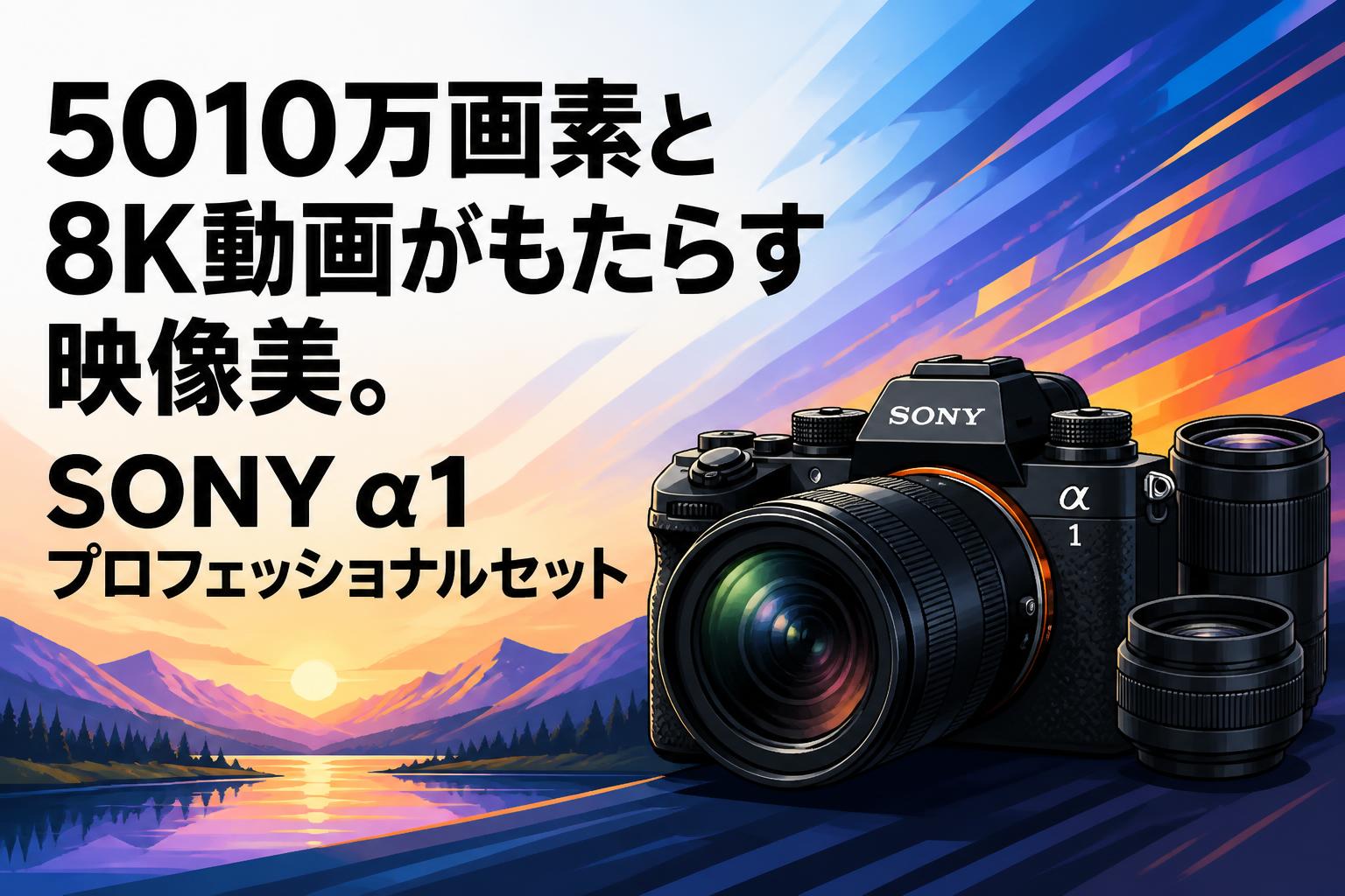 5010万画素と8K動画がもたらす映像美。SONY α1プロフェッショナルセット