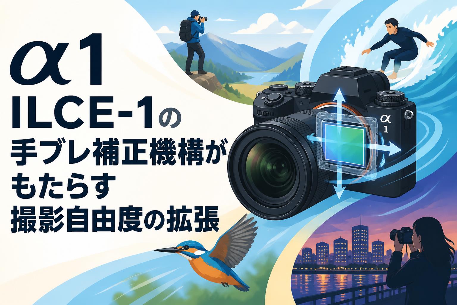 α1 ILCE-1の手ブレ補正機構がもたらす撮影自由度の拡張