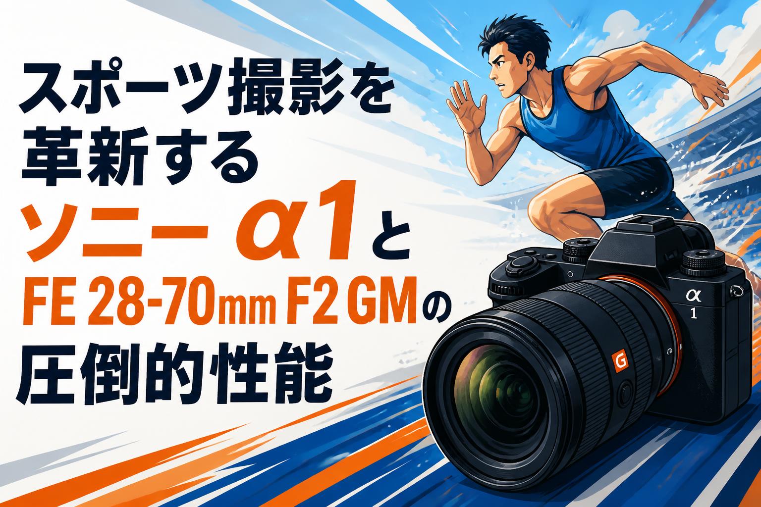スポーツ撮影を革新するソニーα1とFE 28-70mm F2 GMの圧倒的性能