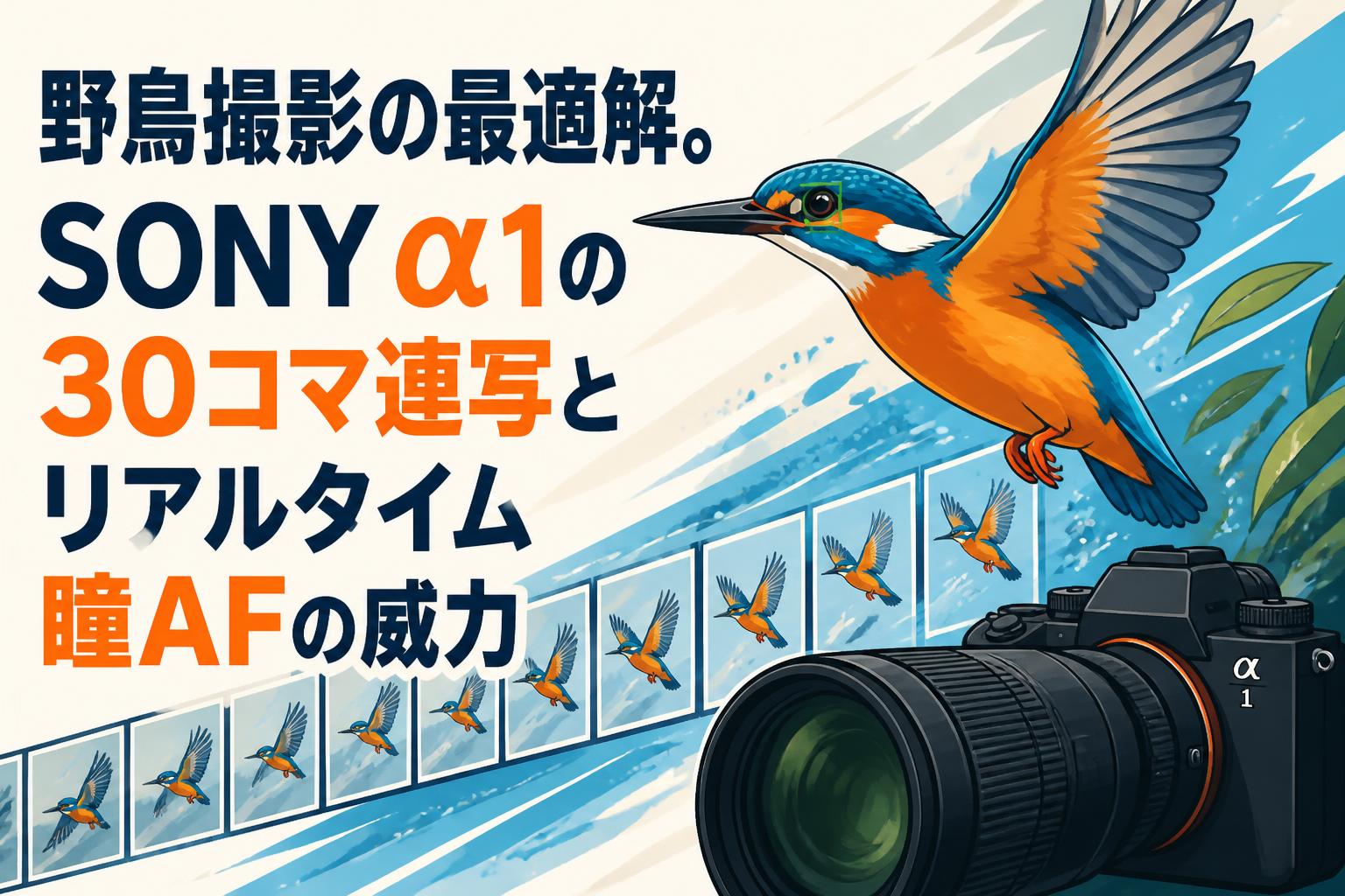 野鳥撮影の最適解。SONY α1の30コマ連写とリアルタイム瞳AFの威力