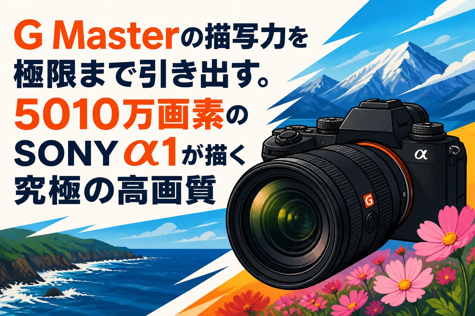 G Masterの描写力を極限まで引き出す。5010万画素のSONY α1が描く究極の高画質