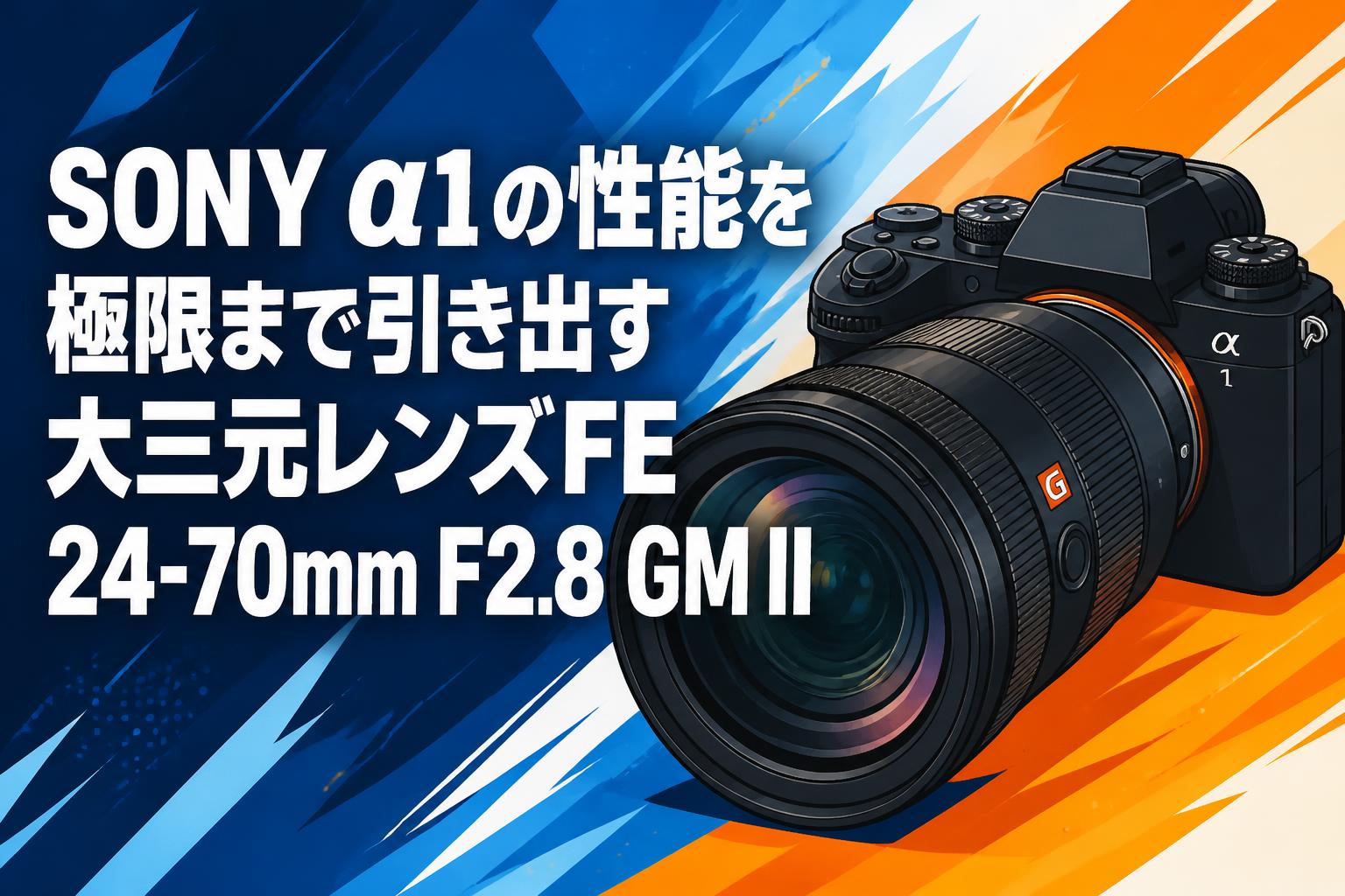 SONY α1の性能を極限まで引き出す大三元レンズFE 24-70mm F2.8 GM II