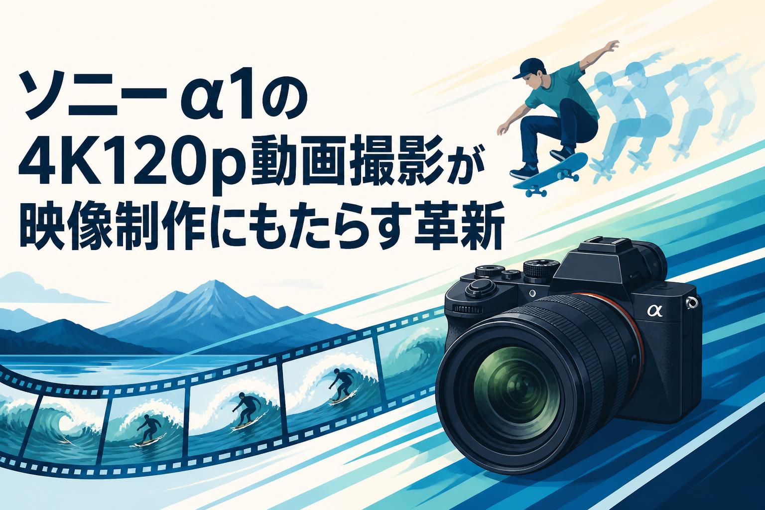 ソニー α1の4K120p動画撮影が映像制作にもたらす革新