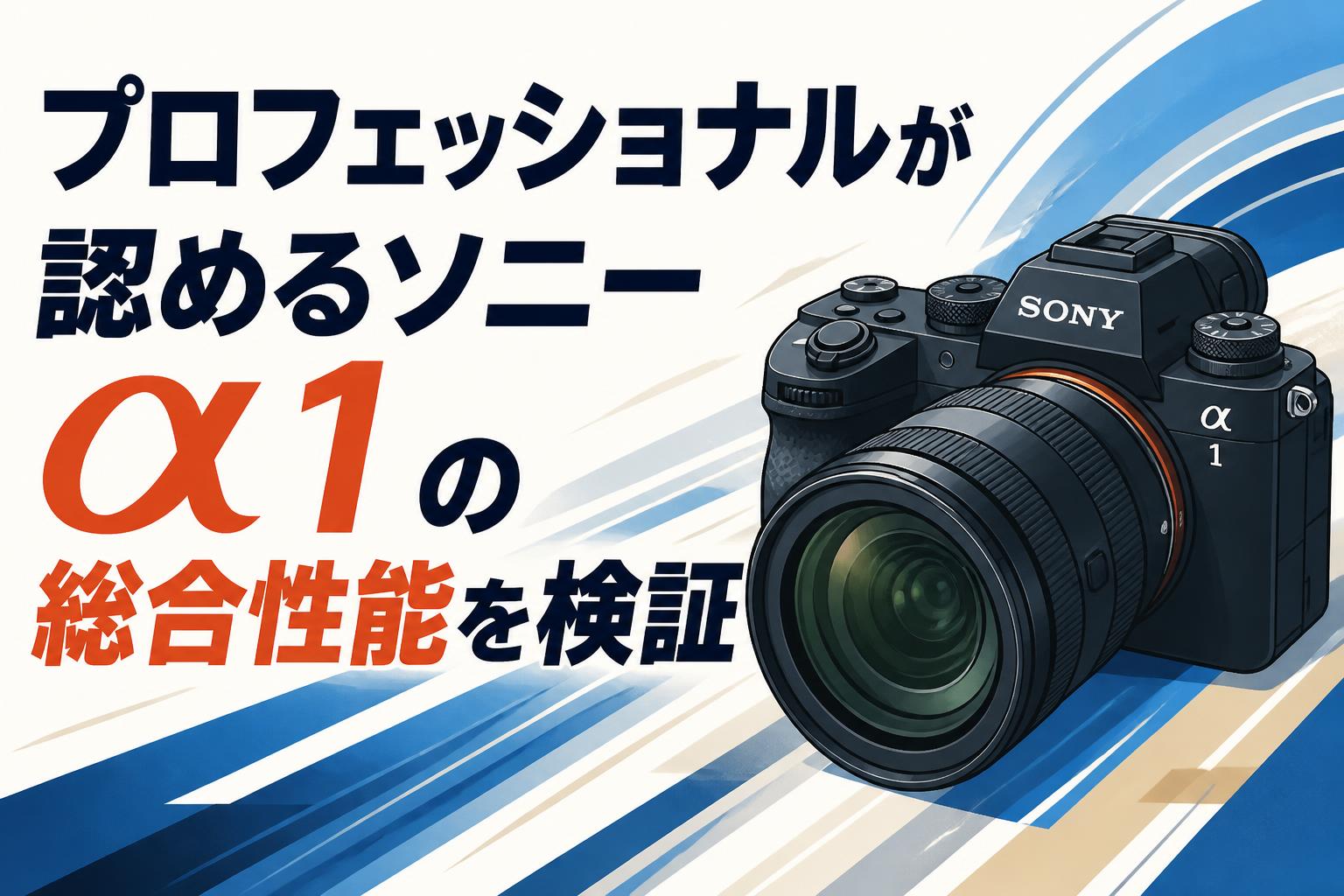 プロフェッショナルが認めるソニー α1の総合性能を検証