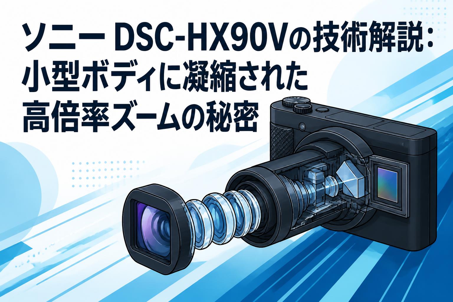 ソニー DSC-HX90Vの技術解説：小型ボディに凝縮された高倍率ズームの秘密
