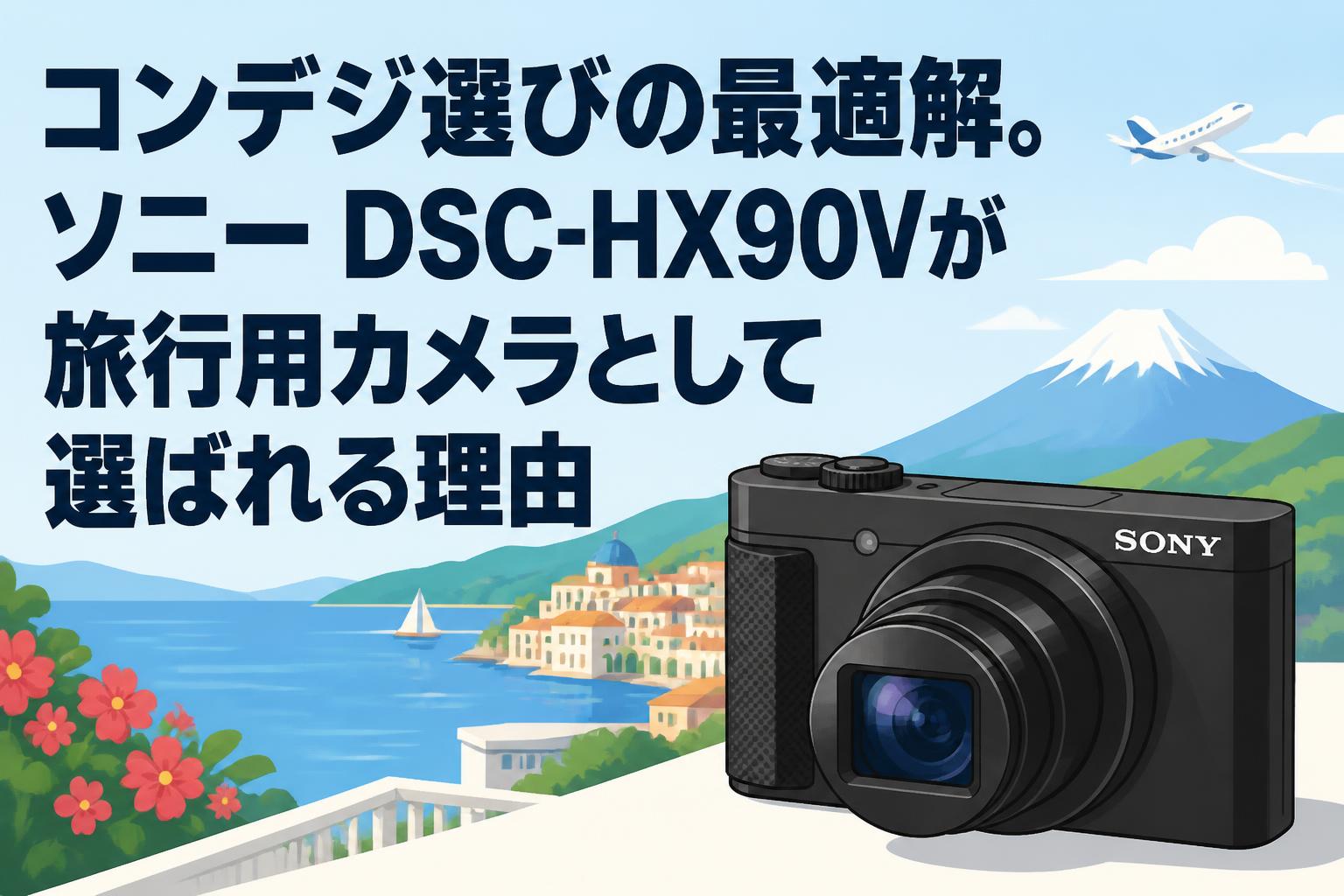 コンデジ選びの最適解。ソニー DSC-HX90Vが旅行用カメラとして選ばれる理由