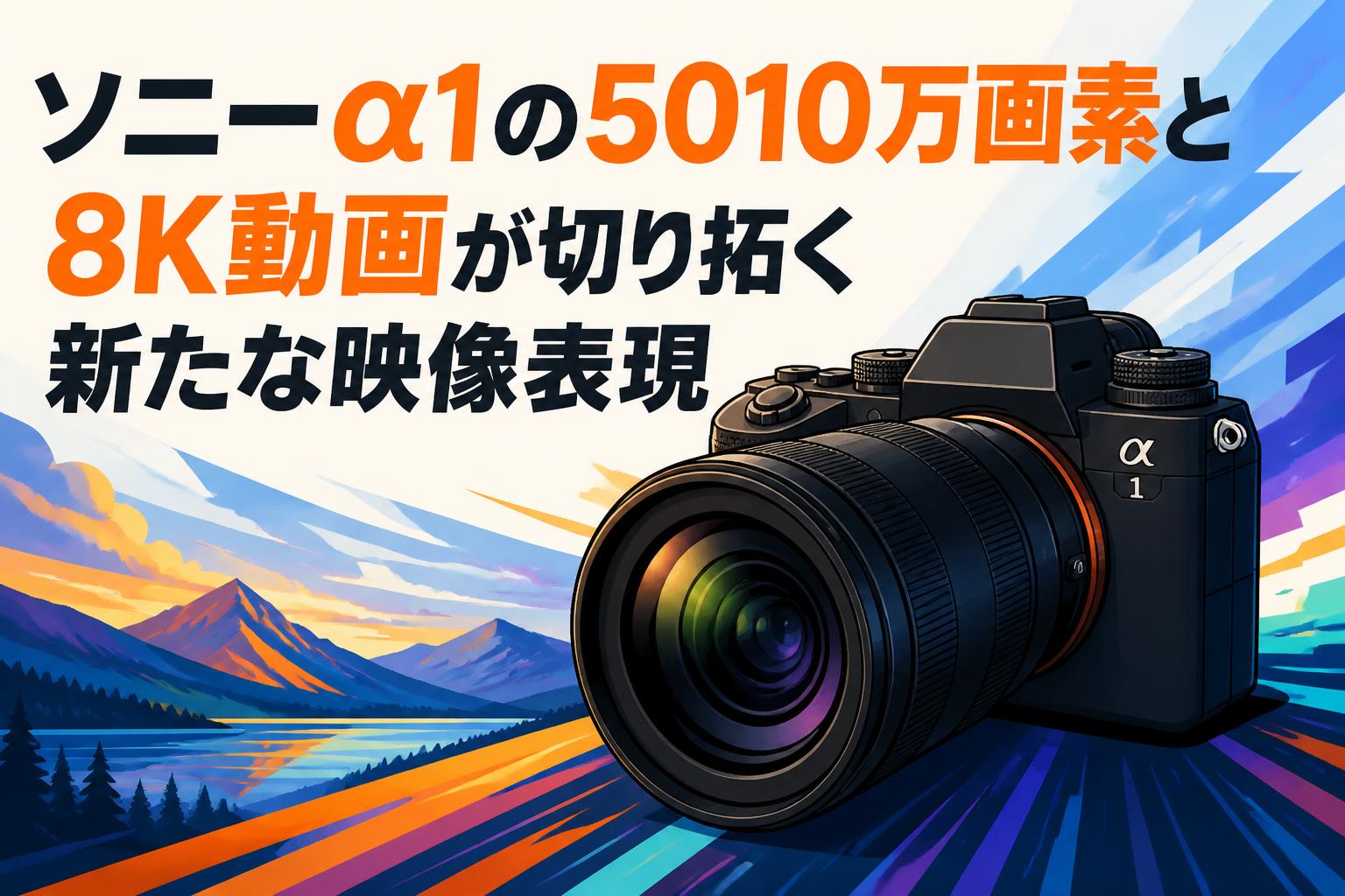 ソニー α1の5010万画素と8K動画が切り拓く新たな映像表現