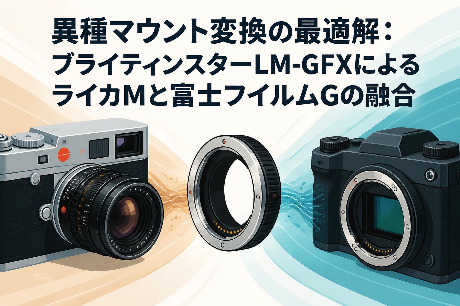 異種マウント変換の最適解：ブライティンスターLM-GFXによるライカMと富士フイルムGの融合