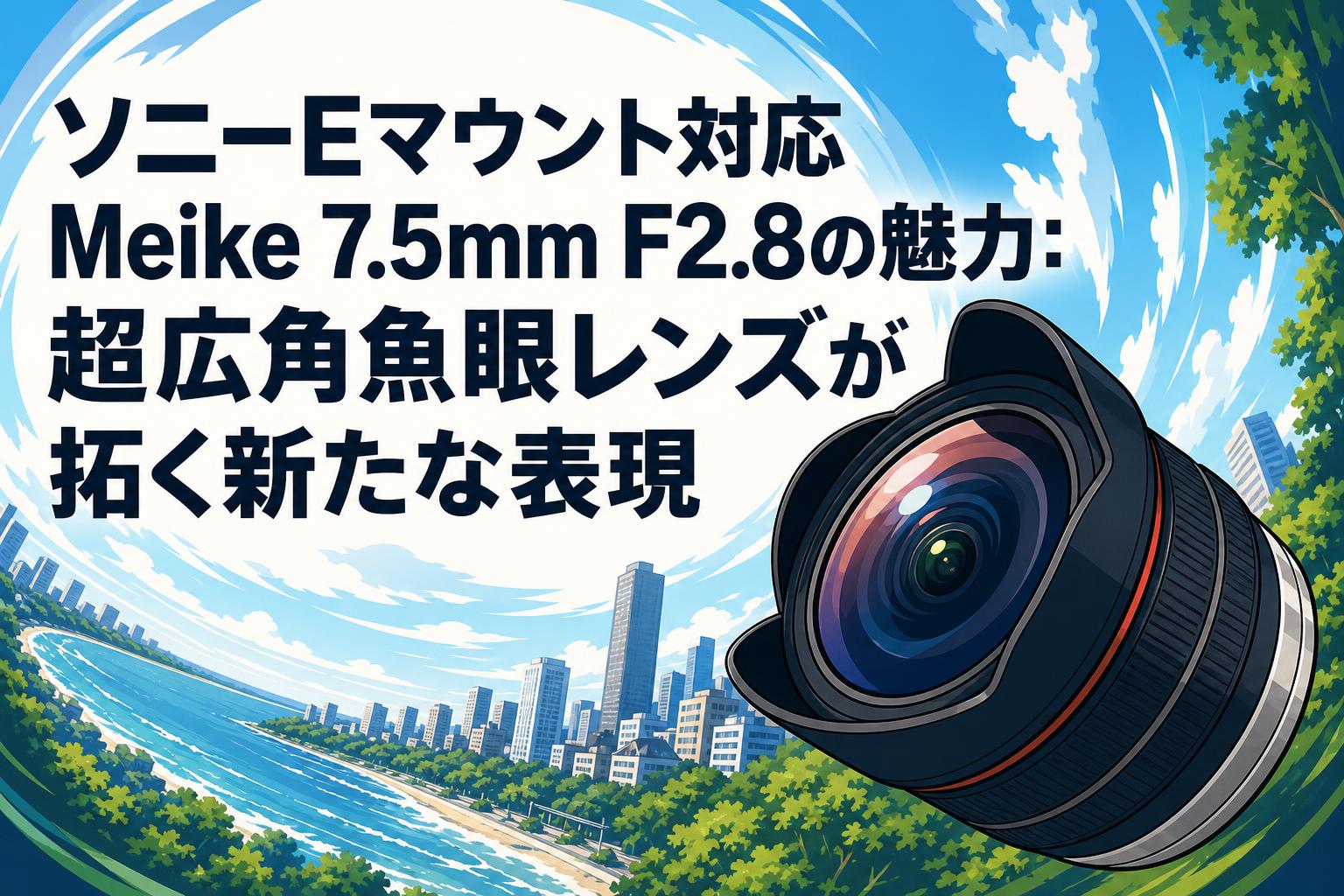 ソニーEマウント対応Meike 7.5mm F2.8の魅力：超広角魚眼レンズが拓く新たな表現