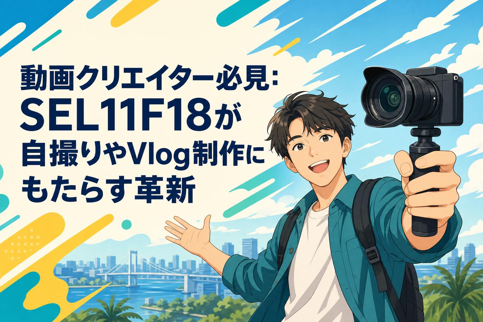 動画クリエイター必見：SEL11F18が自撮りやVlog制作にもたらす革新
