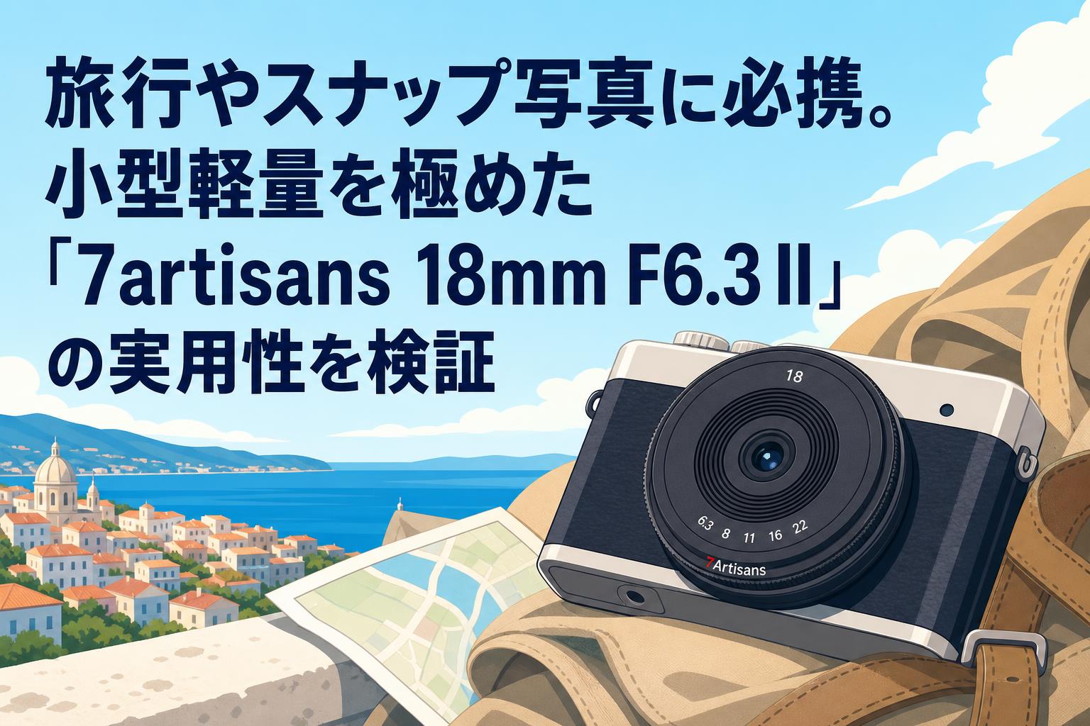 旅行やスナップ写真に必携。小型軽量を極めた「7artisans 18mm F6.3 II」の実用性を検証