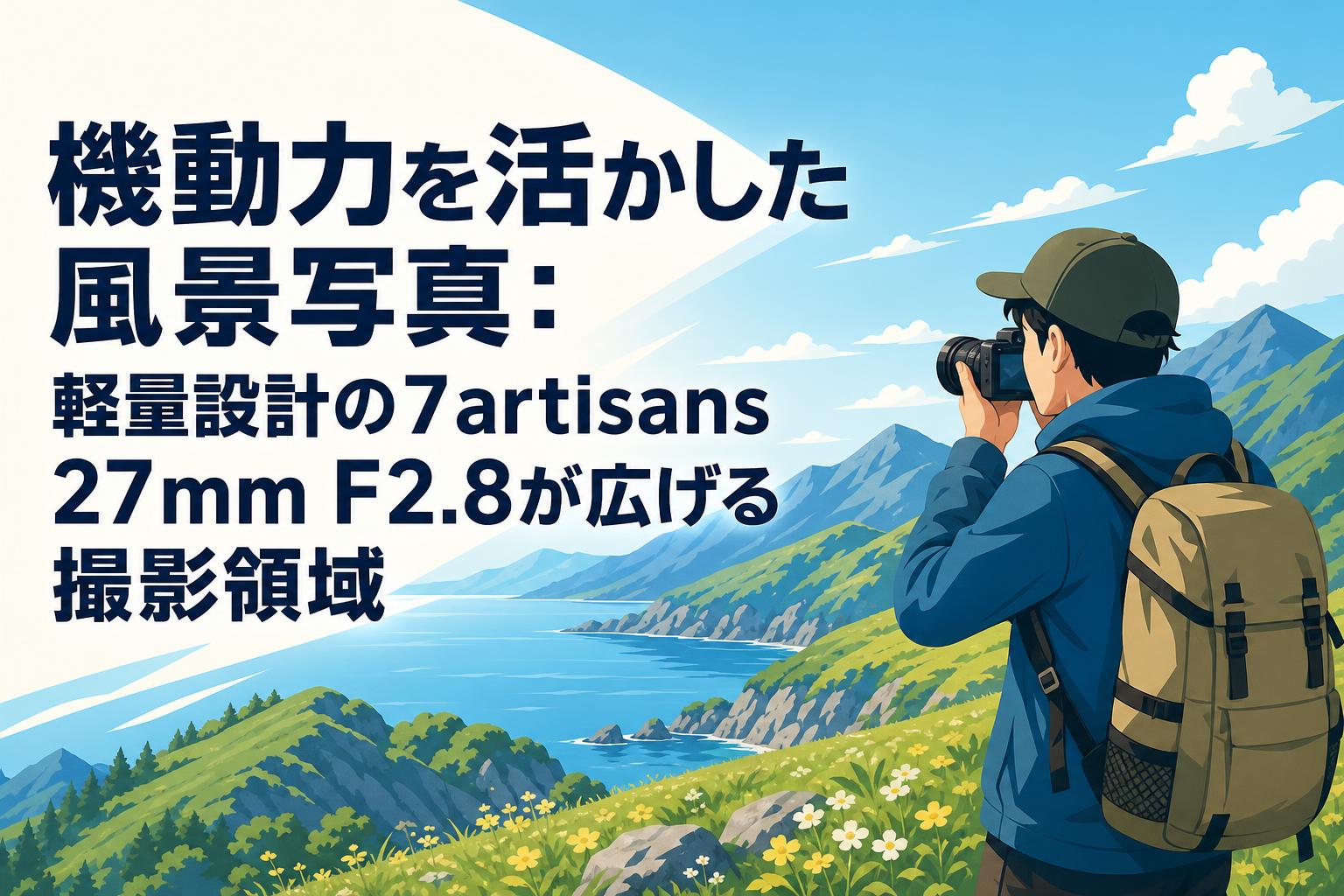 機動力を活かした風景写真：軽量設計の7artisans 27mm F2.8が広げる撮影領域