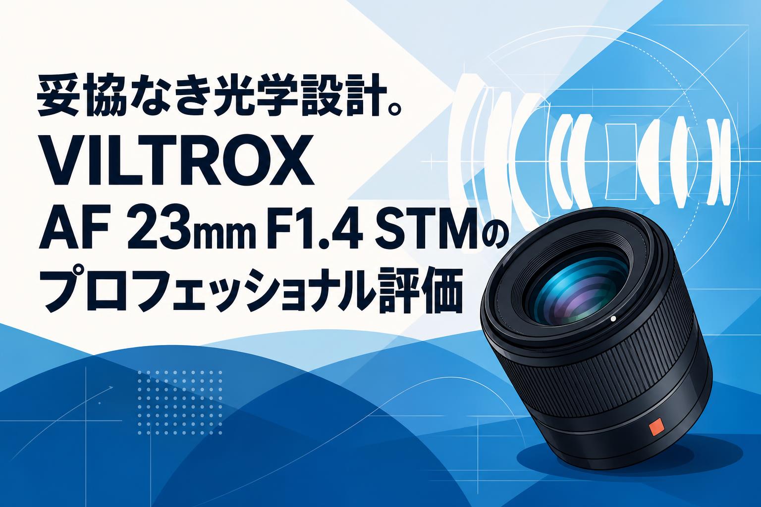 妥協なき光学設計。VILTROX AF 23mm F1.4 STMのプロフェッショナル評価