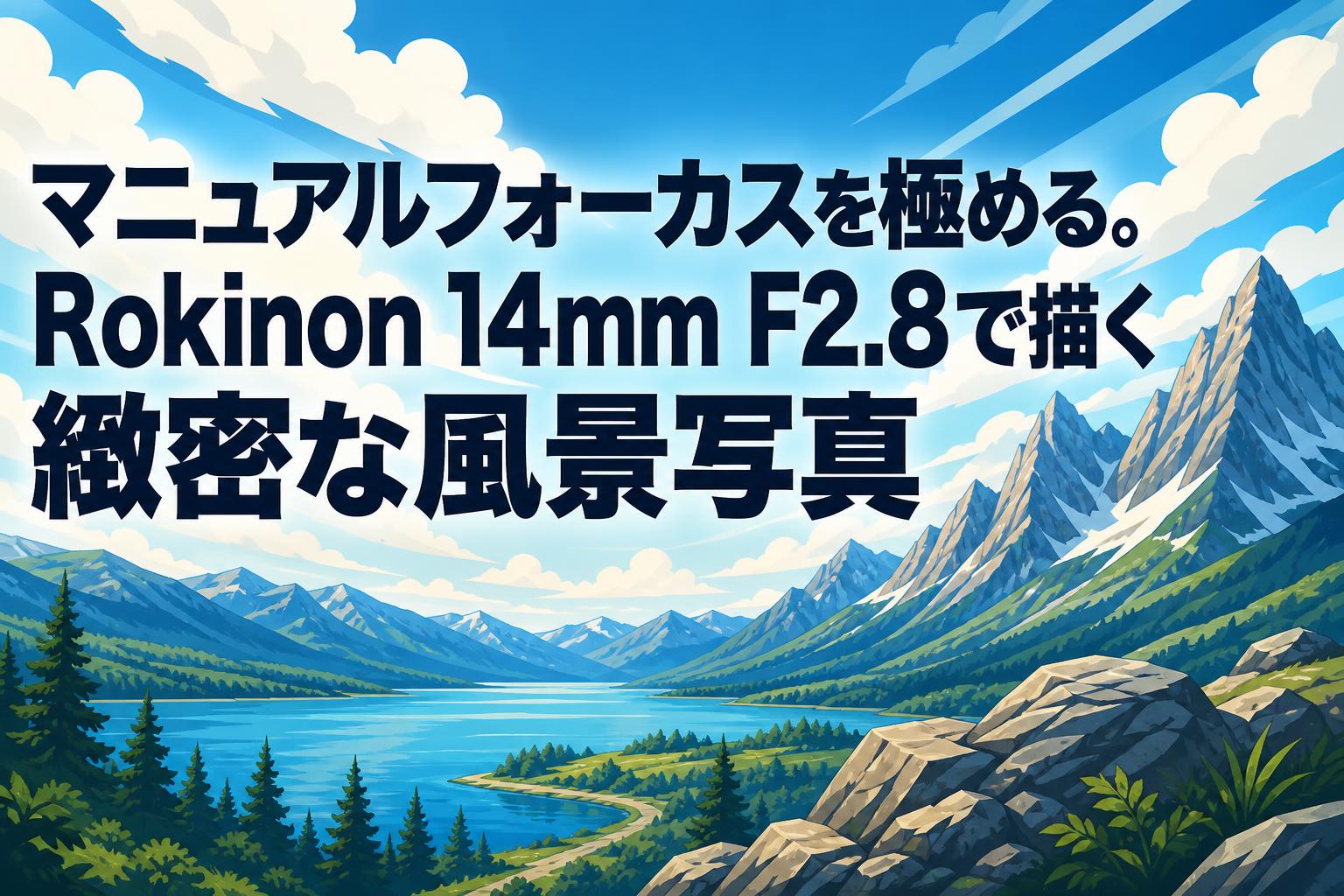 マニュアルフォーカスを極める。Rokinon 14mm F2.8で描く緻密な風景写真