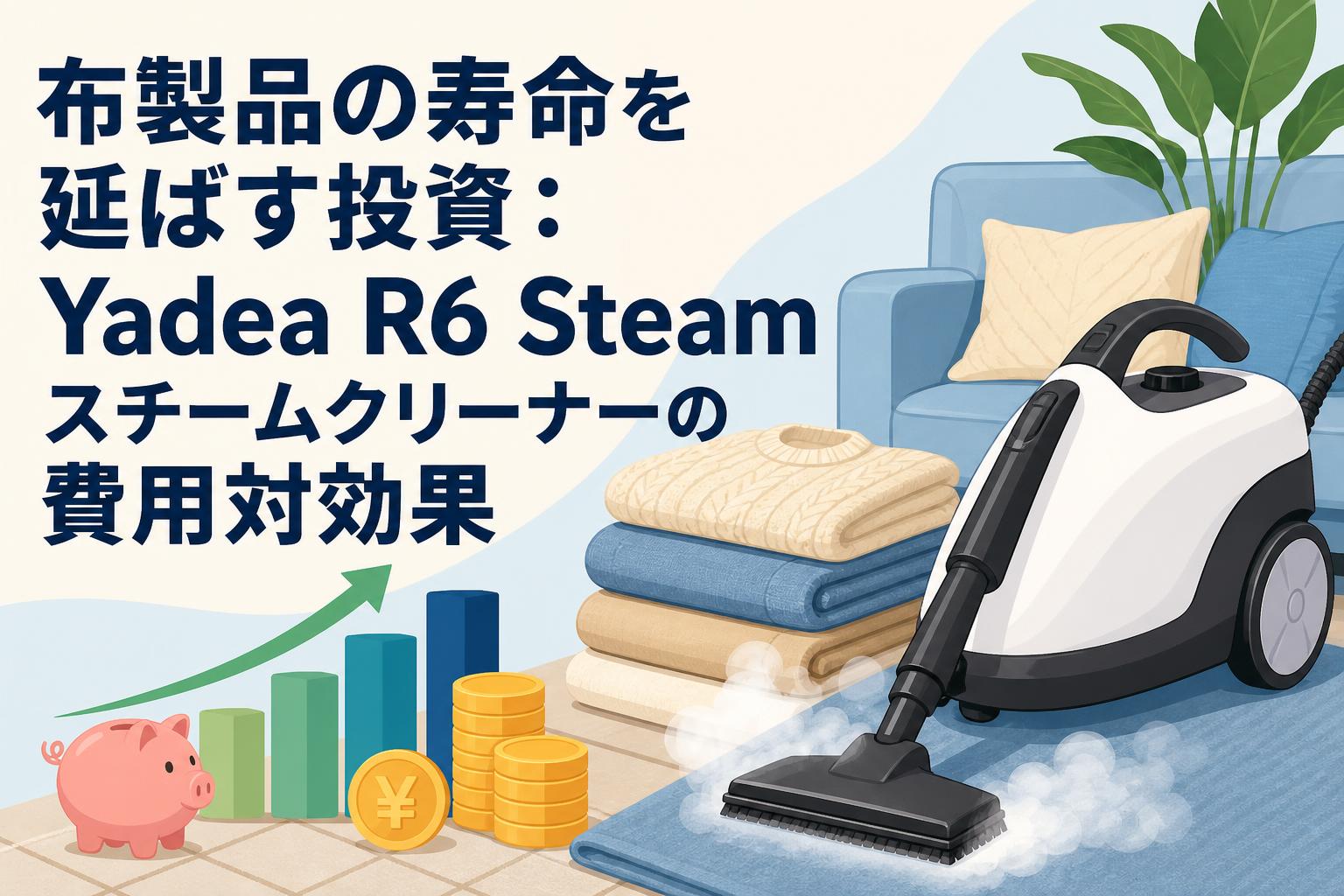 布製品の寿命を延ばす投資：Yadea R6 Steamスチームクリーナーの費用対効果