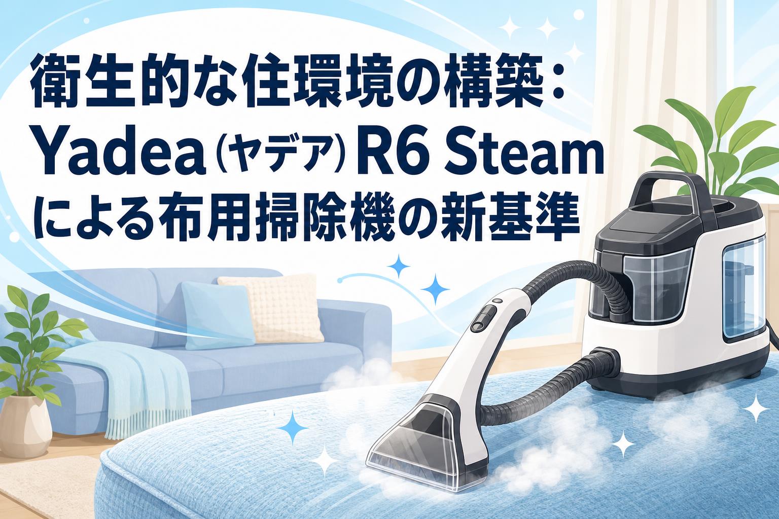 衛生的な住環境の構築：Yadea（ヤデア）R6 Steamによる布用掃除機の新基準