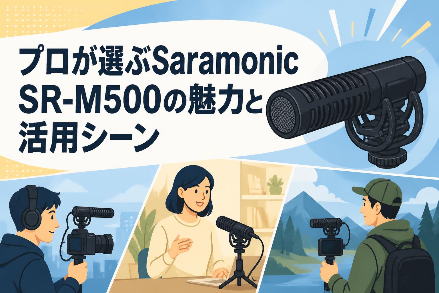 プロが選ぶSaramonic SR-M500の魅力と活用シーン