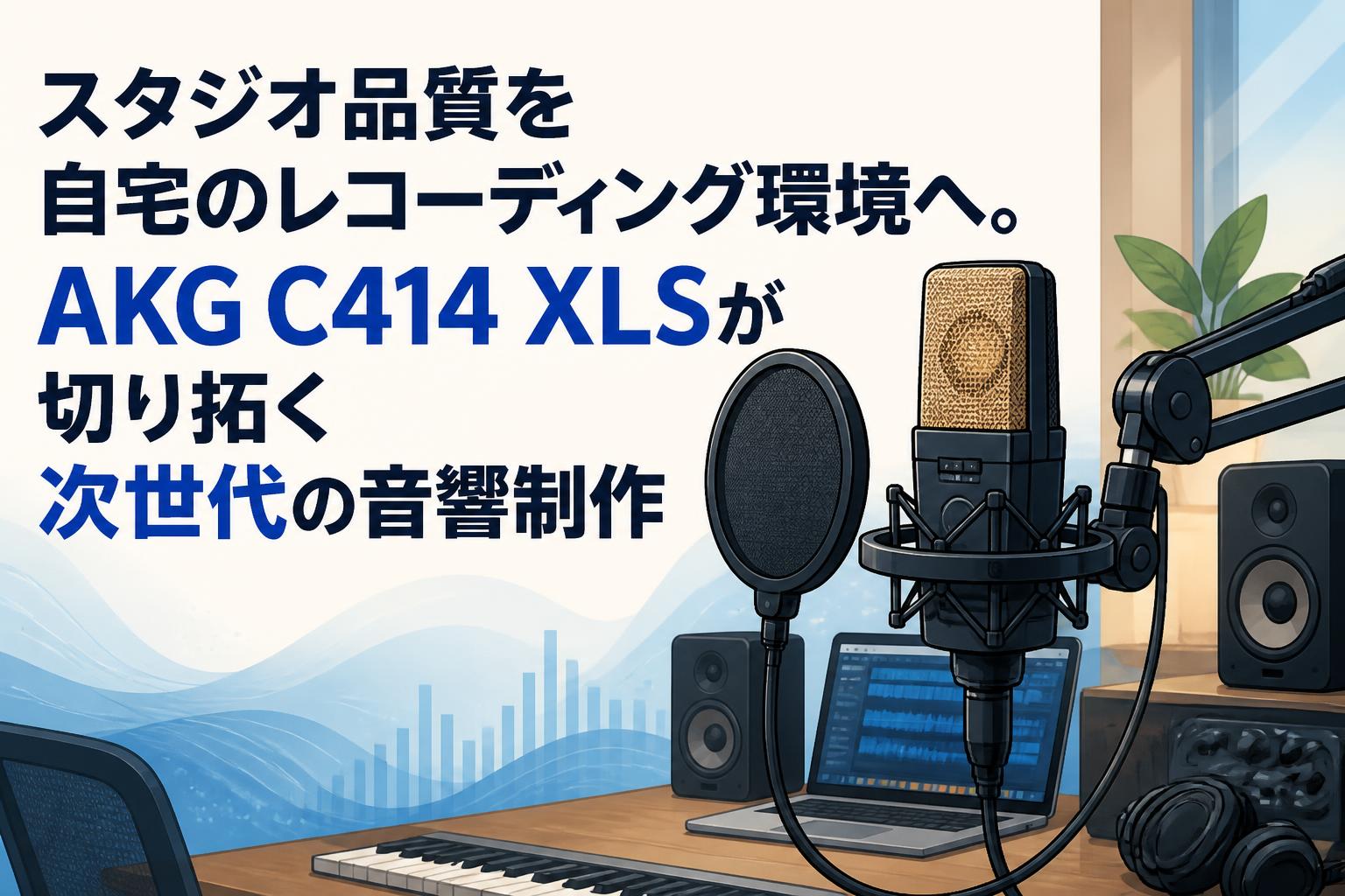 スタジオ品質を自宅のレコーディング環境へ。AKG C414 XLSが切り拓く次世代の音響制作