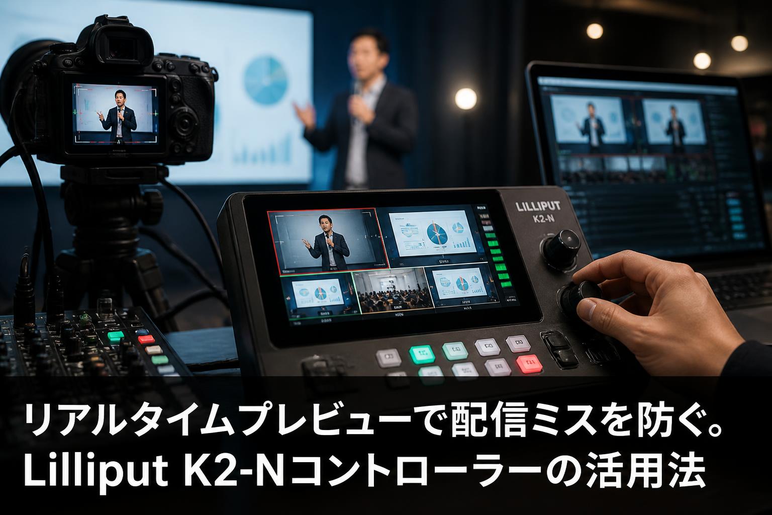 リアルタイムプレビューで配信ミスを防ぐ。Lilliput K2-Nコントローラーの活用法