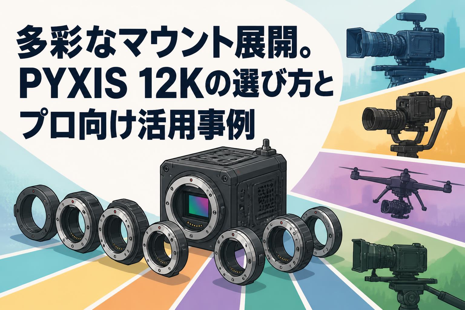 多彩なマウント展開。PYXIS 12Kの選び方とプロ向け活用事例
