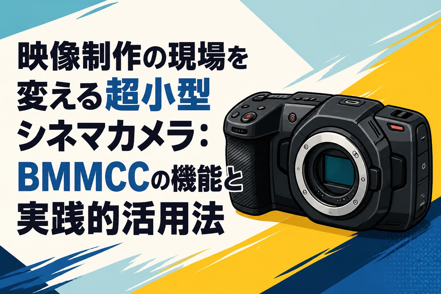 映像制作の現場を変える超小型シネマカメラ：BMMCCの機能と実践的活用法
