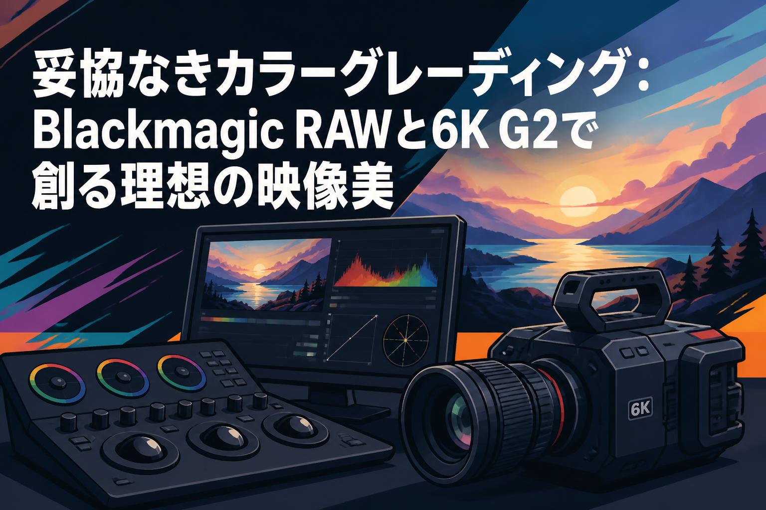 妥協なきカラーグレーディング：Blackmagic RAWと6K G2で創る理想の映像美