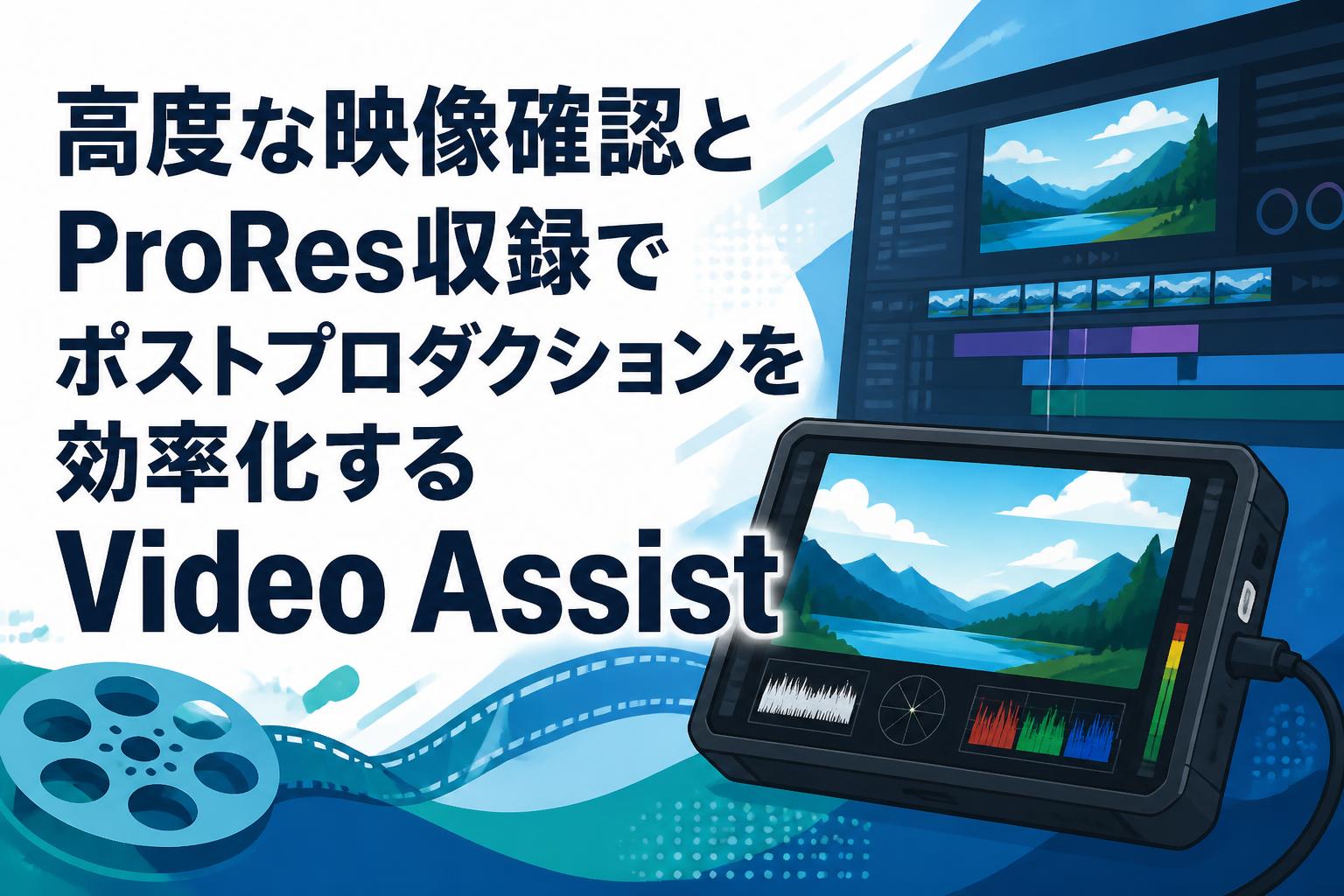 高度な映像確認とProRes収録でポストプロダクションを効率化するVideo Assist