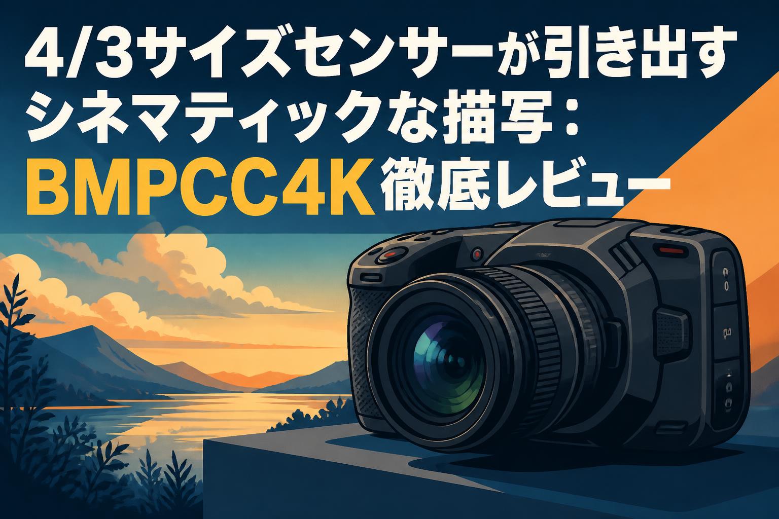 4/3サイズセンサーが引き出すシネマティックな描写：BMPCC4K徹底レビュー