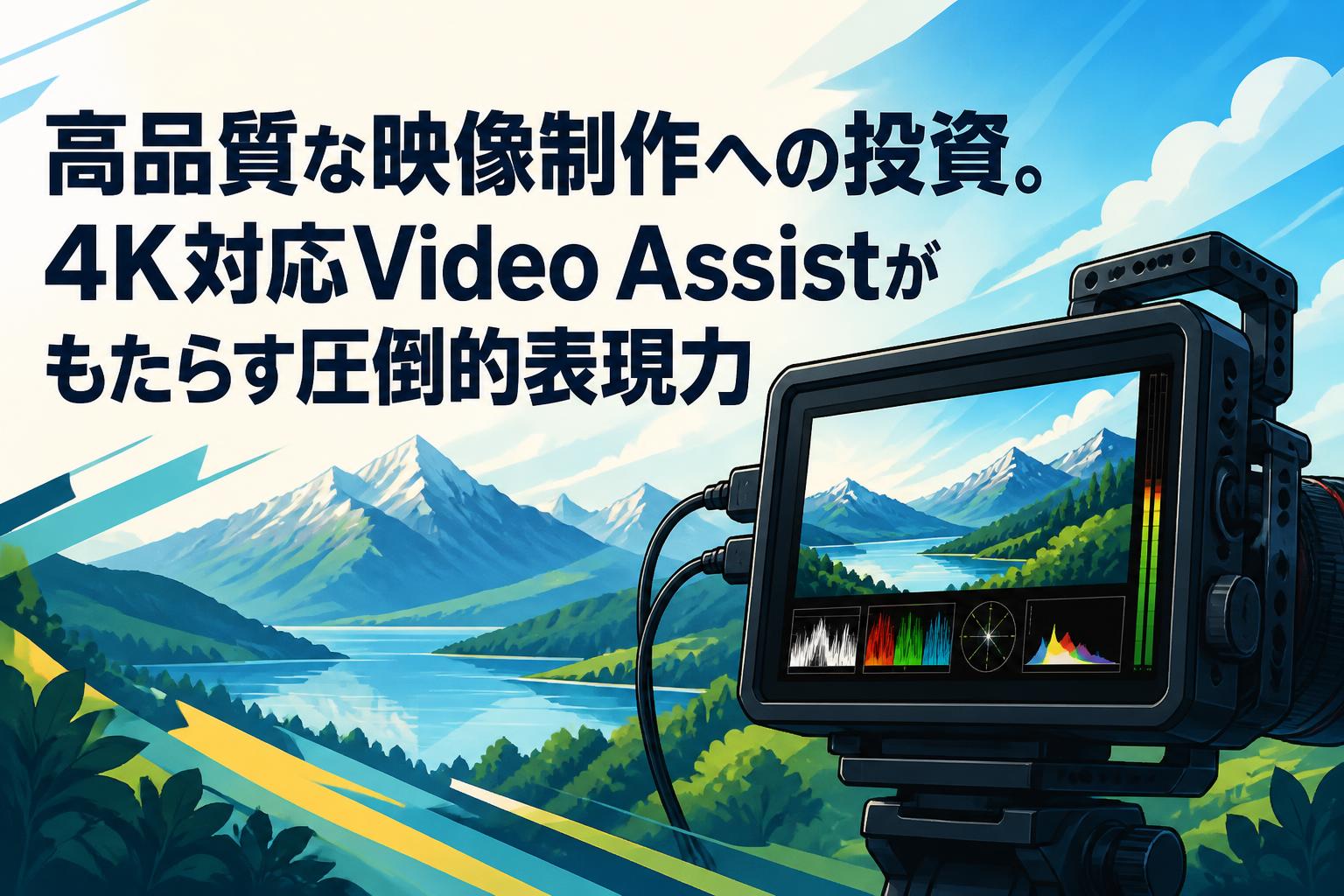 高品質な映像制作への投資。4K対応Video Assistがもたらす圧倒的表現力