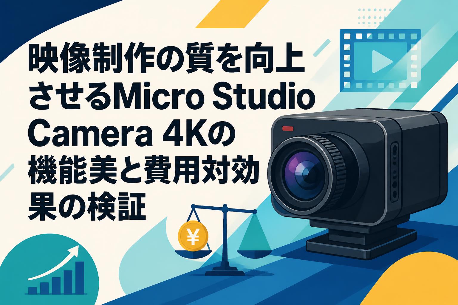 映像制作の質を向上させるMicro Studio Camera 4Kの機能美と費用対効果の検証