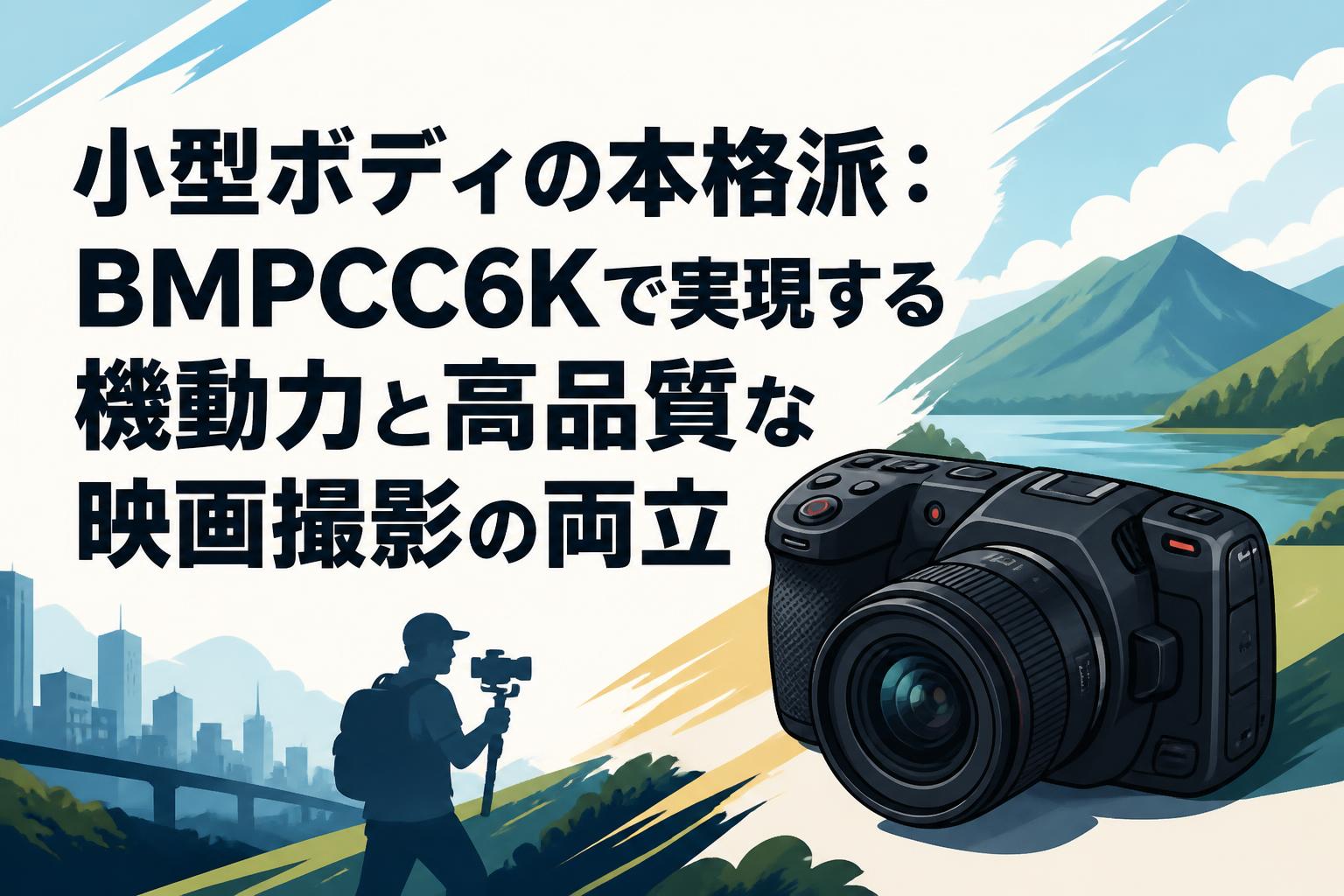 小型ボディの本格派：BMPCC6Kで実現する機動力と高品質な映画撮影の両立