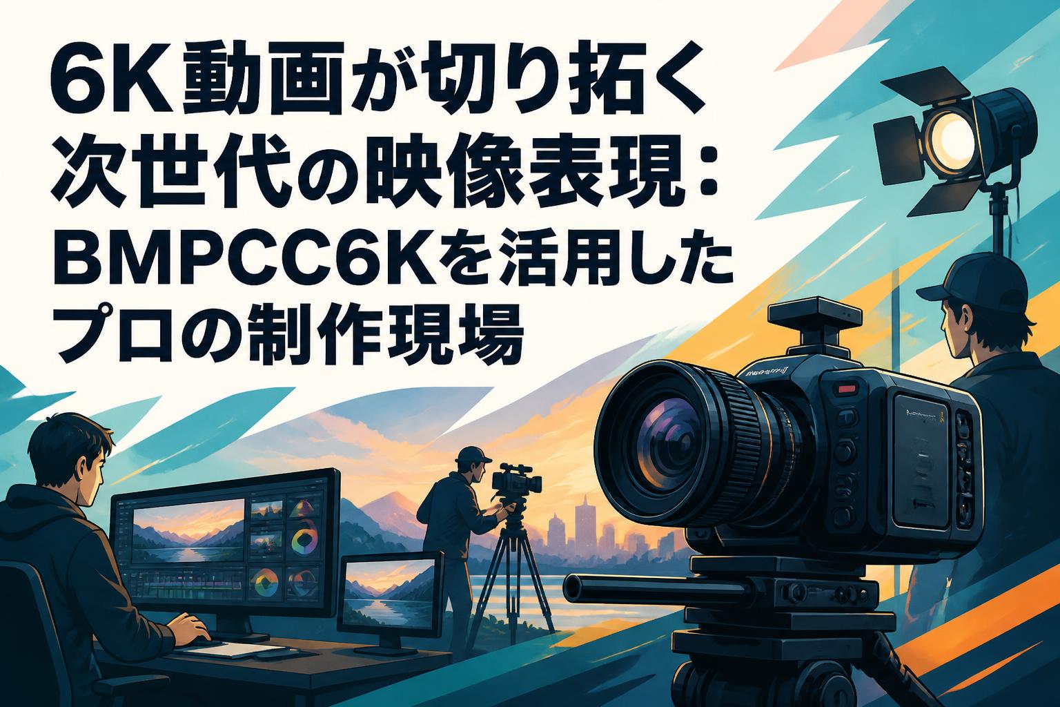 6K動画が切り拓く次世代の映像表現：BMPCC6Kを活用したプロの制作現場