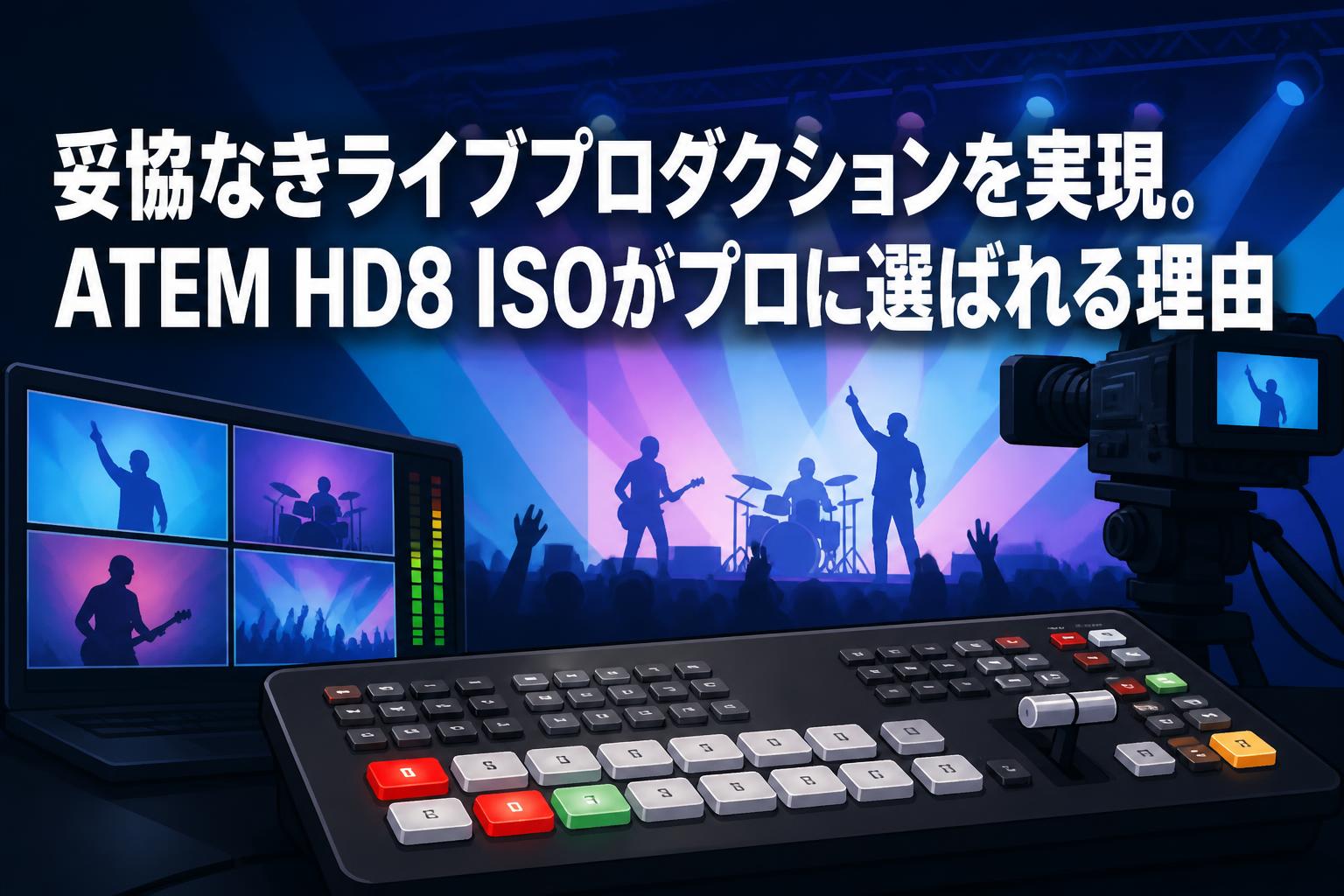 妥協なきライブプロダクションを実現。ATEM HD8 ISOがプロに選ばれる理由
