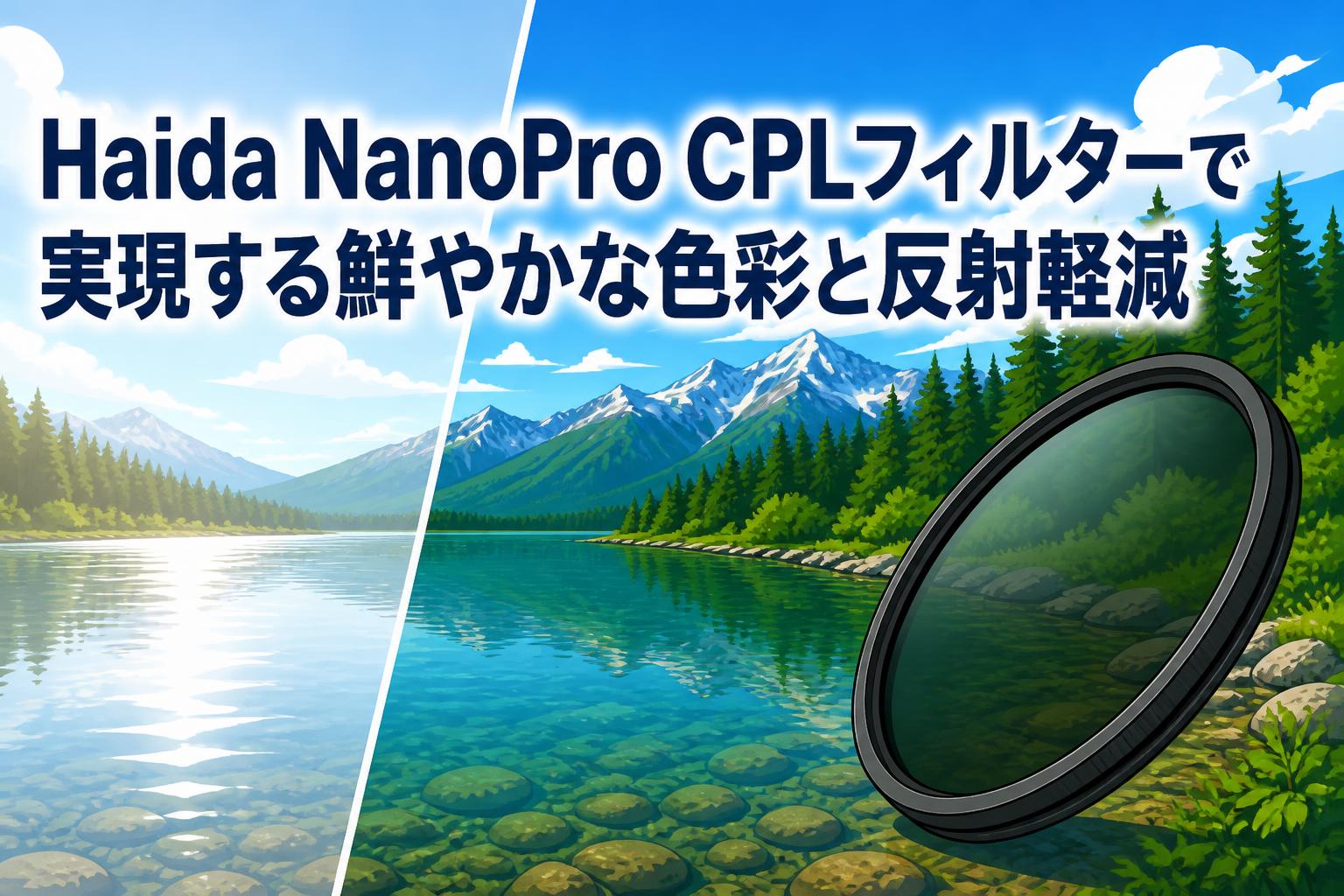Haida NanoPro CPLフィルターで実現する鮮やかな色彩と反射軽減