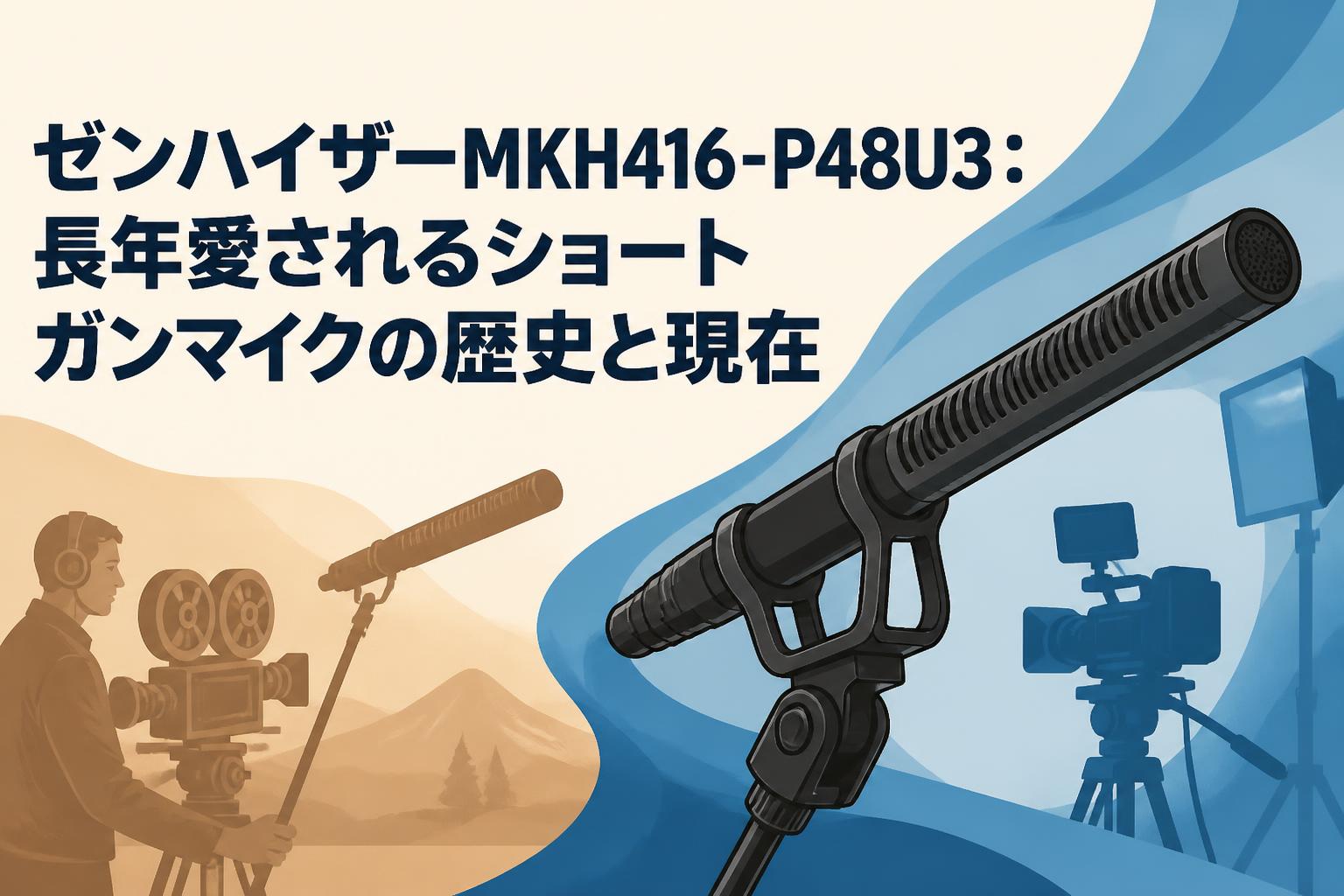 ゼンハイザーMKH416-P48U3：長年愛されるショートガンマイクの歴史と現在