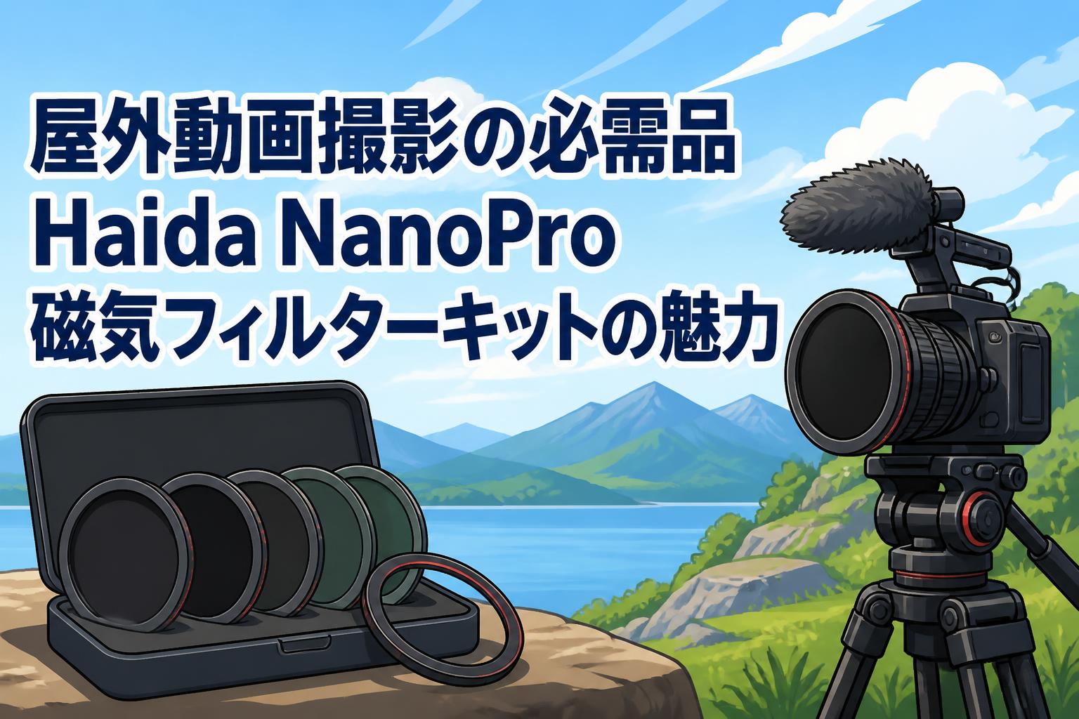 屋外動画撮影の必需品 Haida NanoPro磁気フィルターキットの魅力