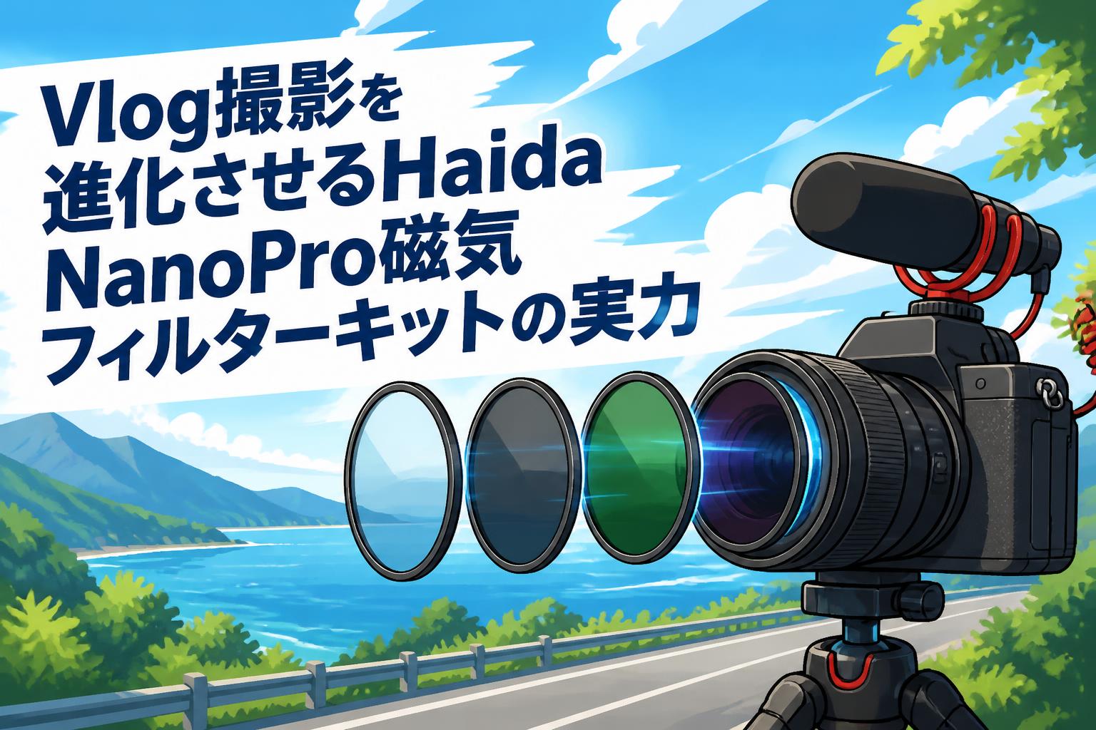 Vlog撮影を進化させるHaida NanoPro磁気フィルターキットの実力