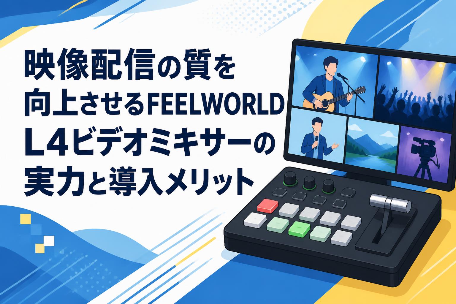 映像配信の質を向上させるFEELWORLD L4ビデオミキサーの実力と導入メリット