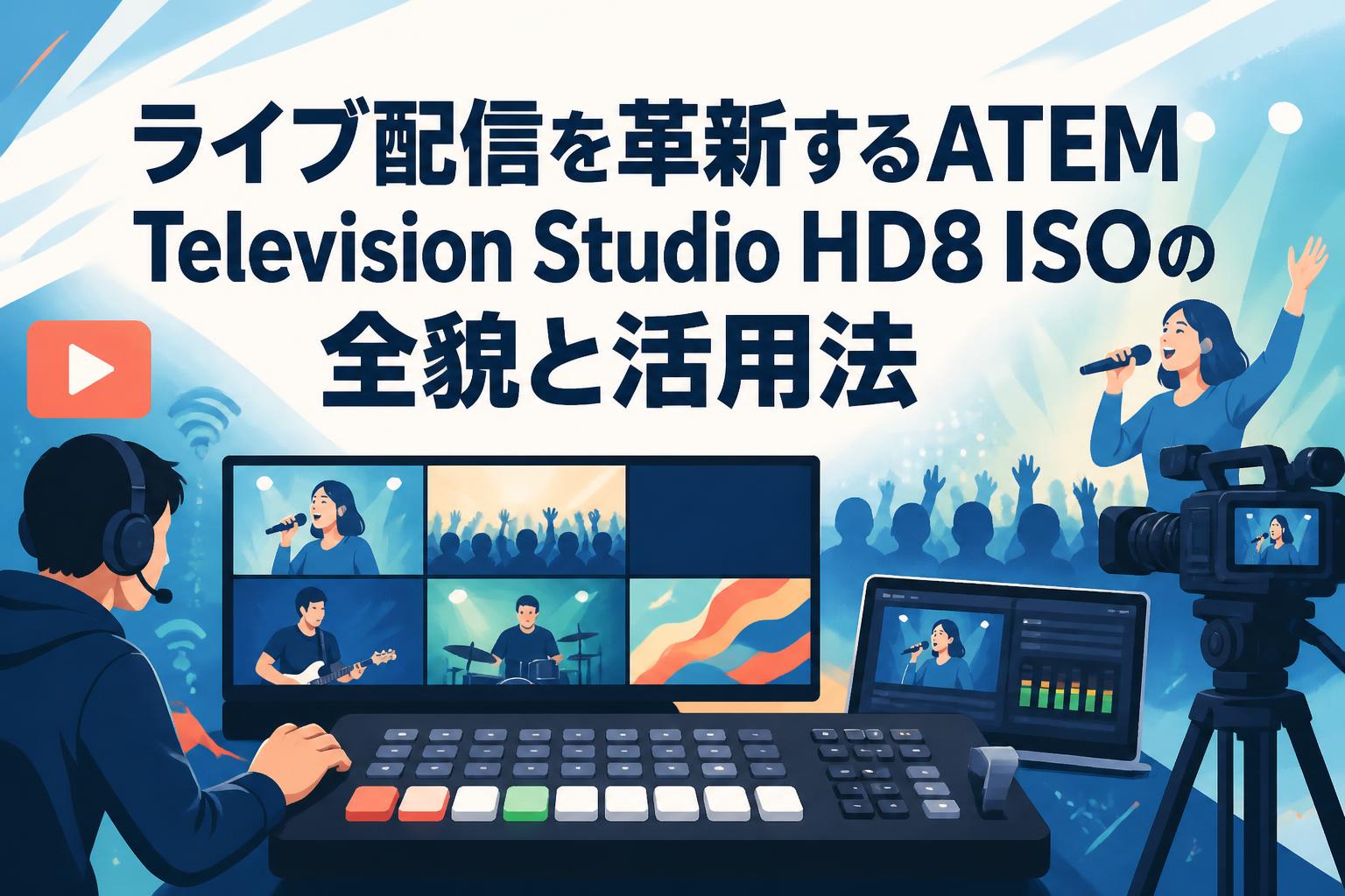 ライブ配信を革新するATEM Television Studio HD8 ISOの全貌と活用法