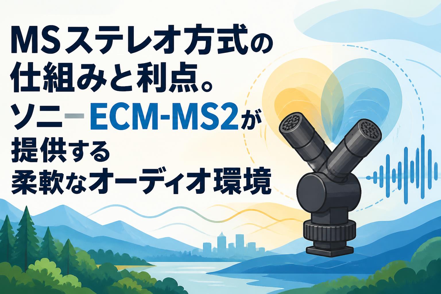 MSステレオ方式の仕組みと利点。ソニーECM-MS2が提供する柔軟なオーディオ環境