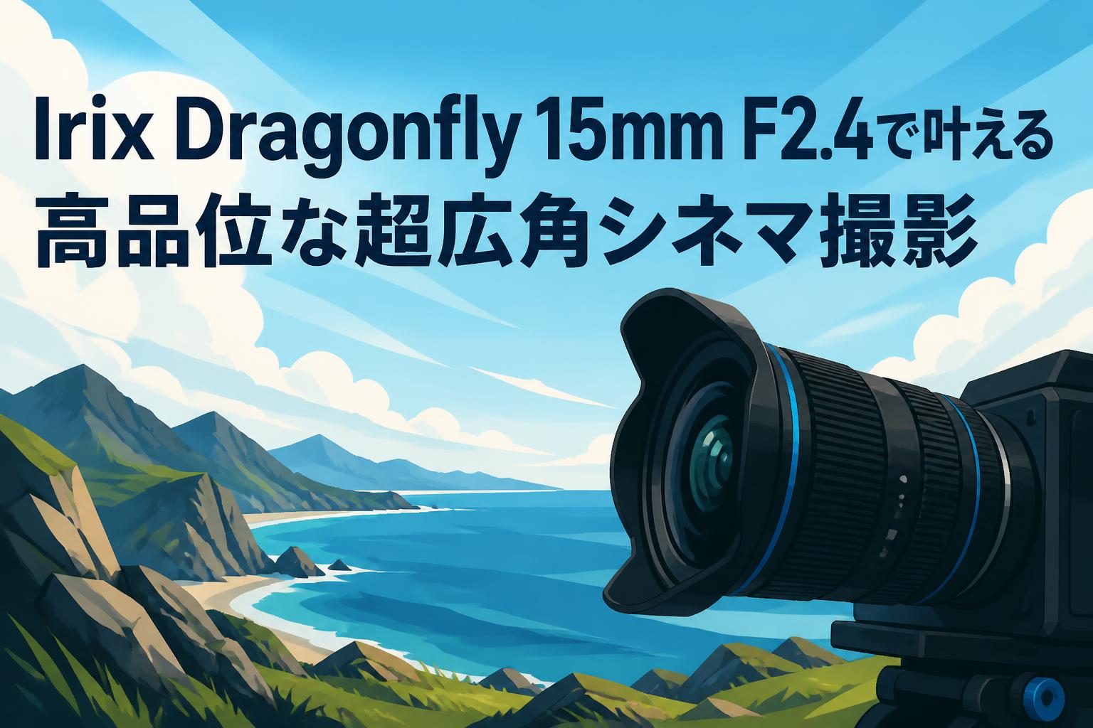 Irix Dragonfly 15mm F2.4で叶える高品位な超広角シネマ撮影