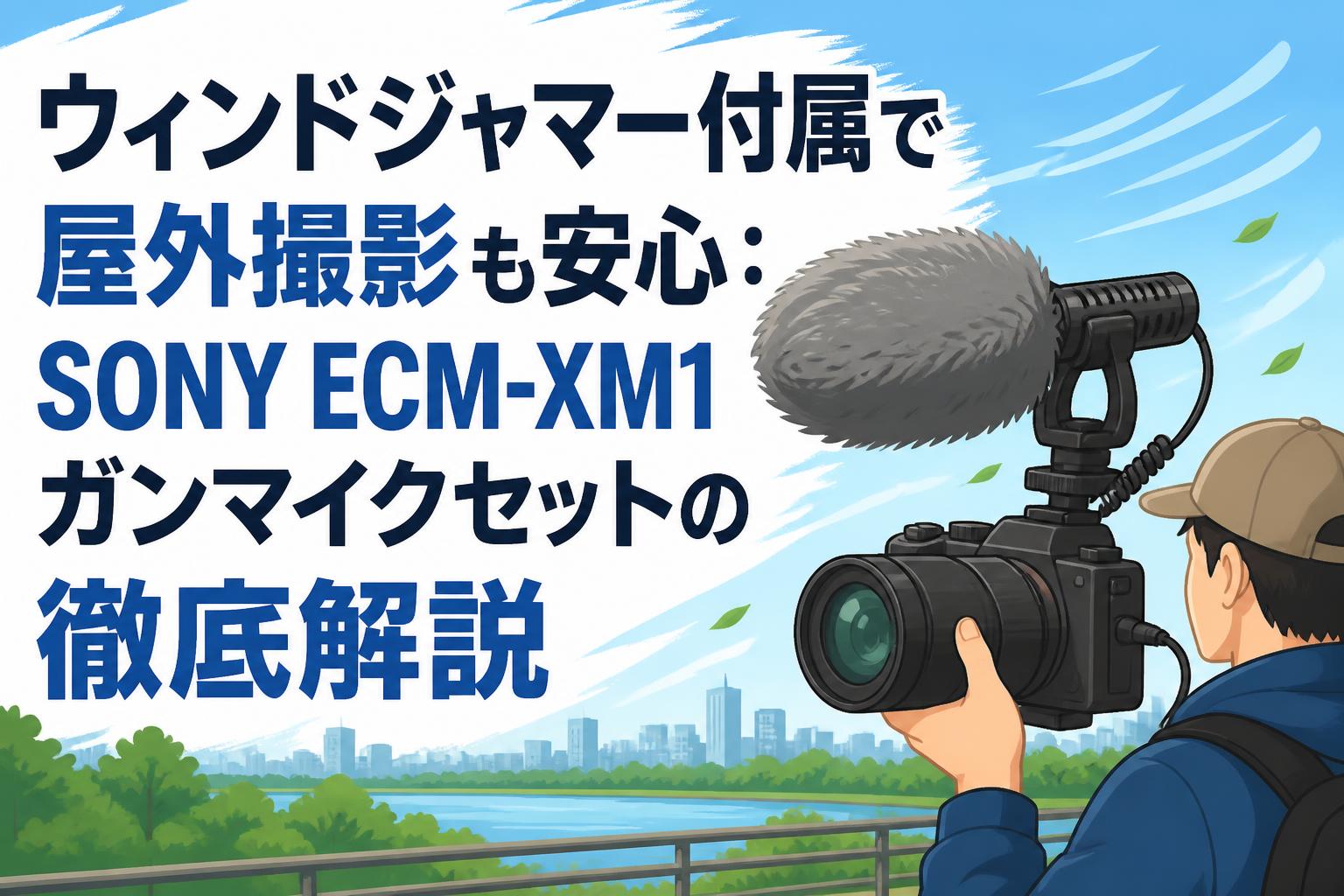 ウィンドジャマー付属で屋外撮影も安心：SONY ECM-XM1ガンマイクセットの徹底解説