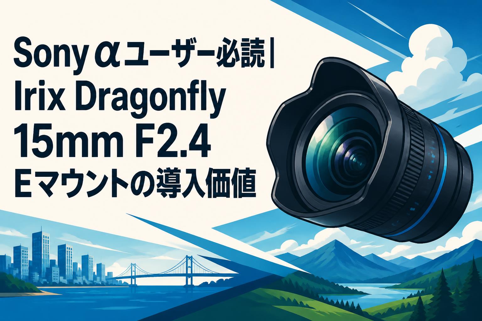 Sony αユーザー必読|Irix Dragonfly 15mm F2.4 Eマウントの導入価値