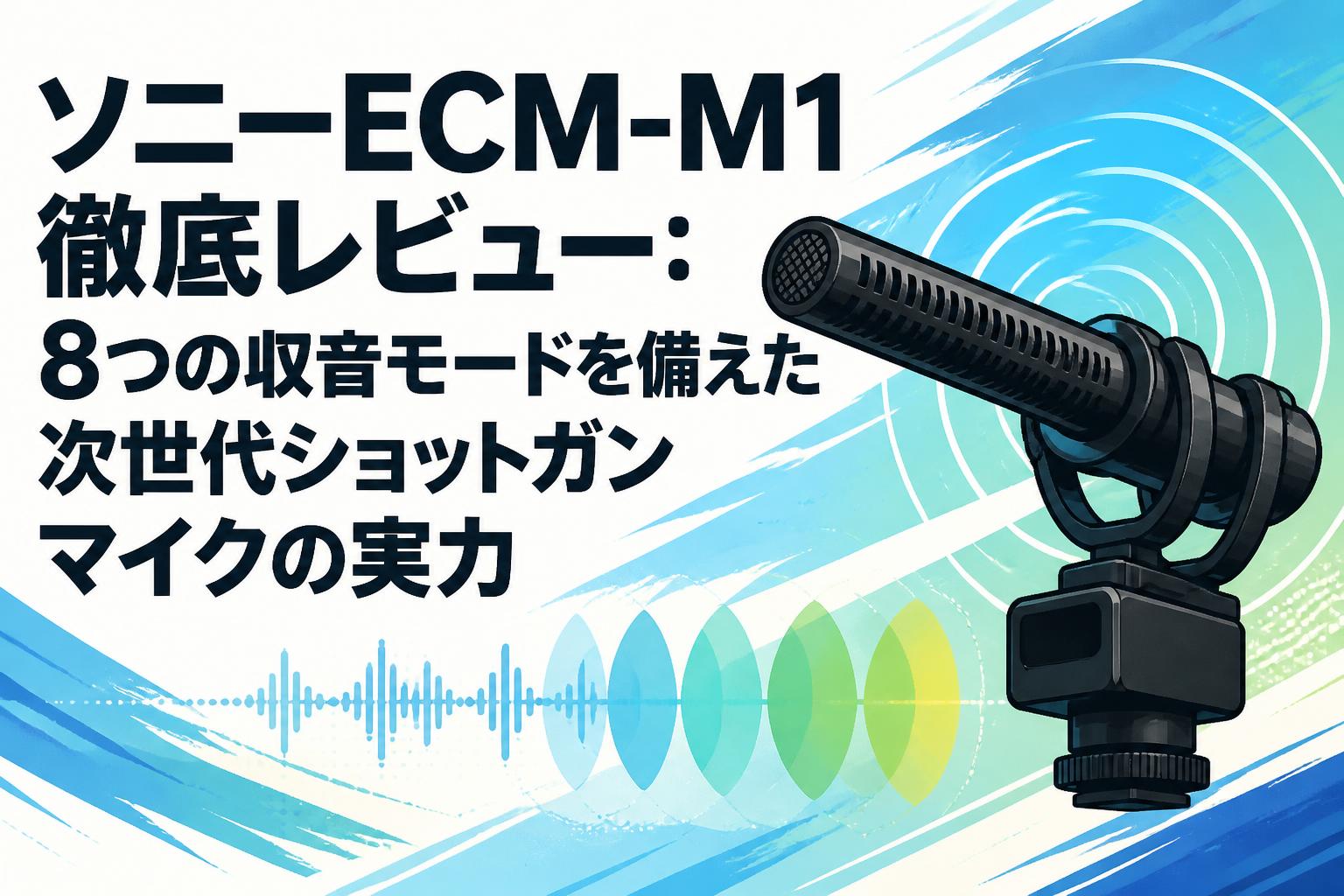 ソニーECM-M1徹底レビュー：8つの収音モードを備えた次世代ショットガンマイクの実力
