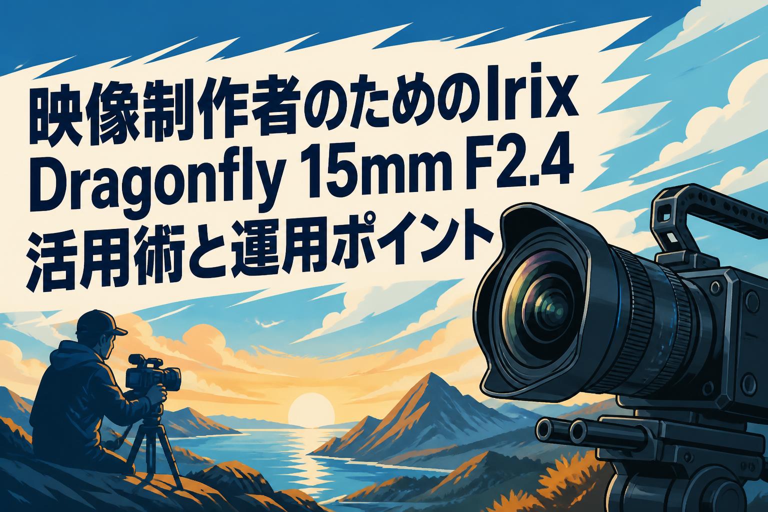 映像制作者のためのIrix Dragonfly 15mm F2.4活用術と運用ポイント
