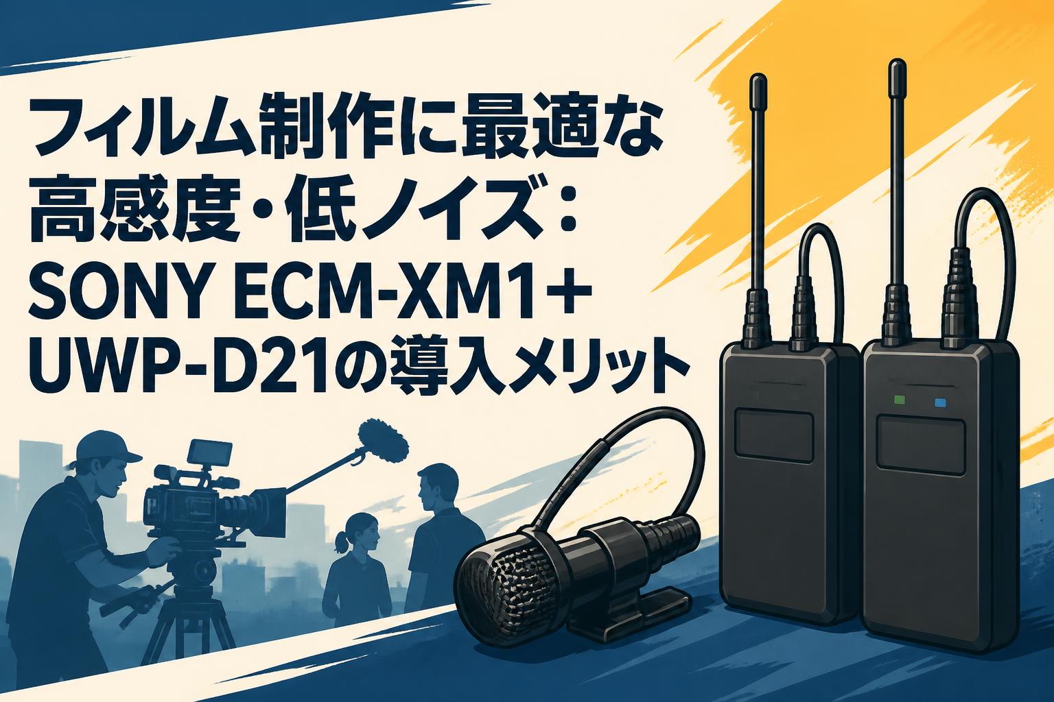 フィルム制作に最適な高感度・低ノイズ：SONY ECM-XM1＋UWP-D21の導入メリット